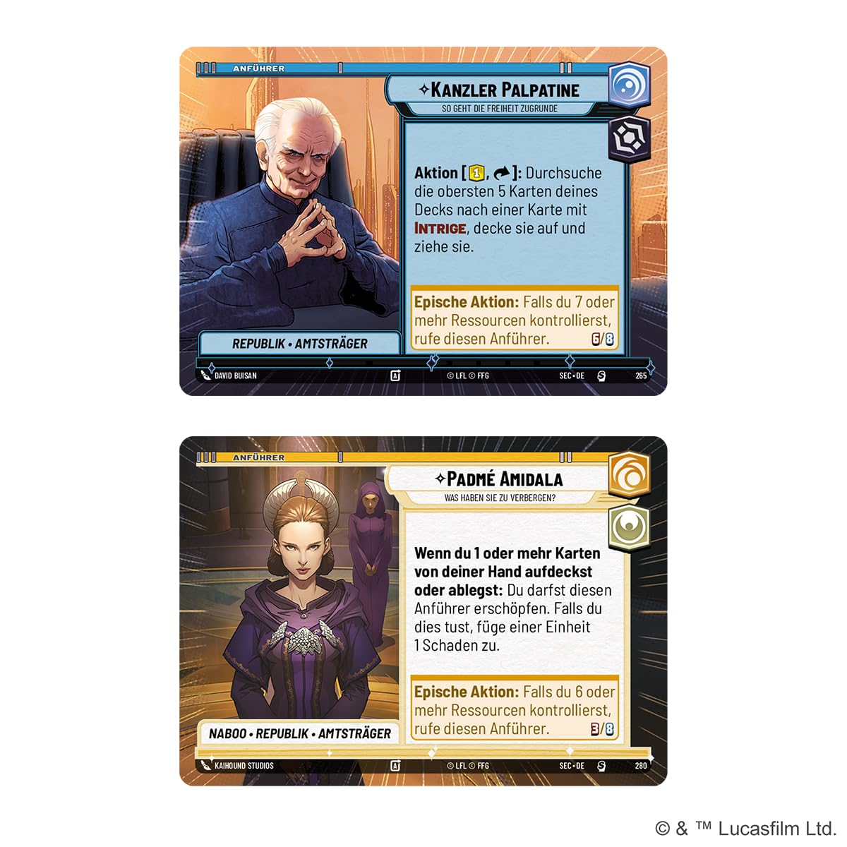 Asmodee - FFG - Star Wars: Unlimited Trading Card Game - Mistrz Intrygi - Pre Release Box (6 Booster Packs) - TCG dla dzieci i dorosłych, w wieku 12+, 2+ graczy, 20 minut, niemiecki