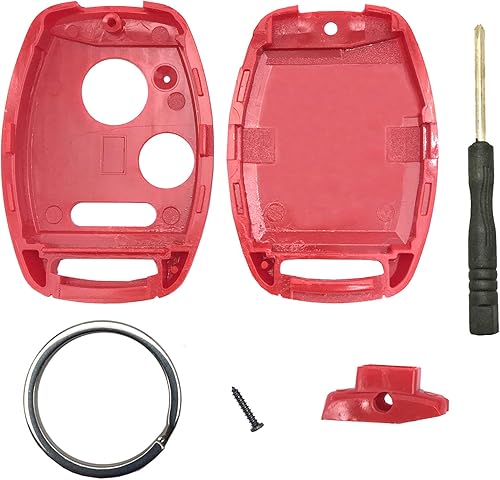 Miniatura 2 de Carcasa de llavero para Honda AccordCivicCR-VFitOdysseyPilotRidgelineCR-Z con entrada sin llave, estuche remoto, cubierta de llave de coche con