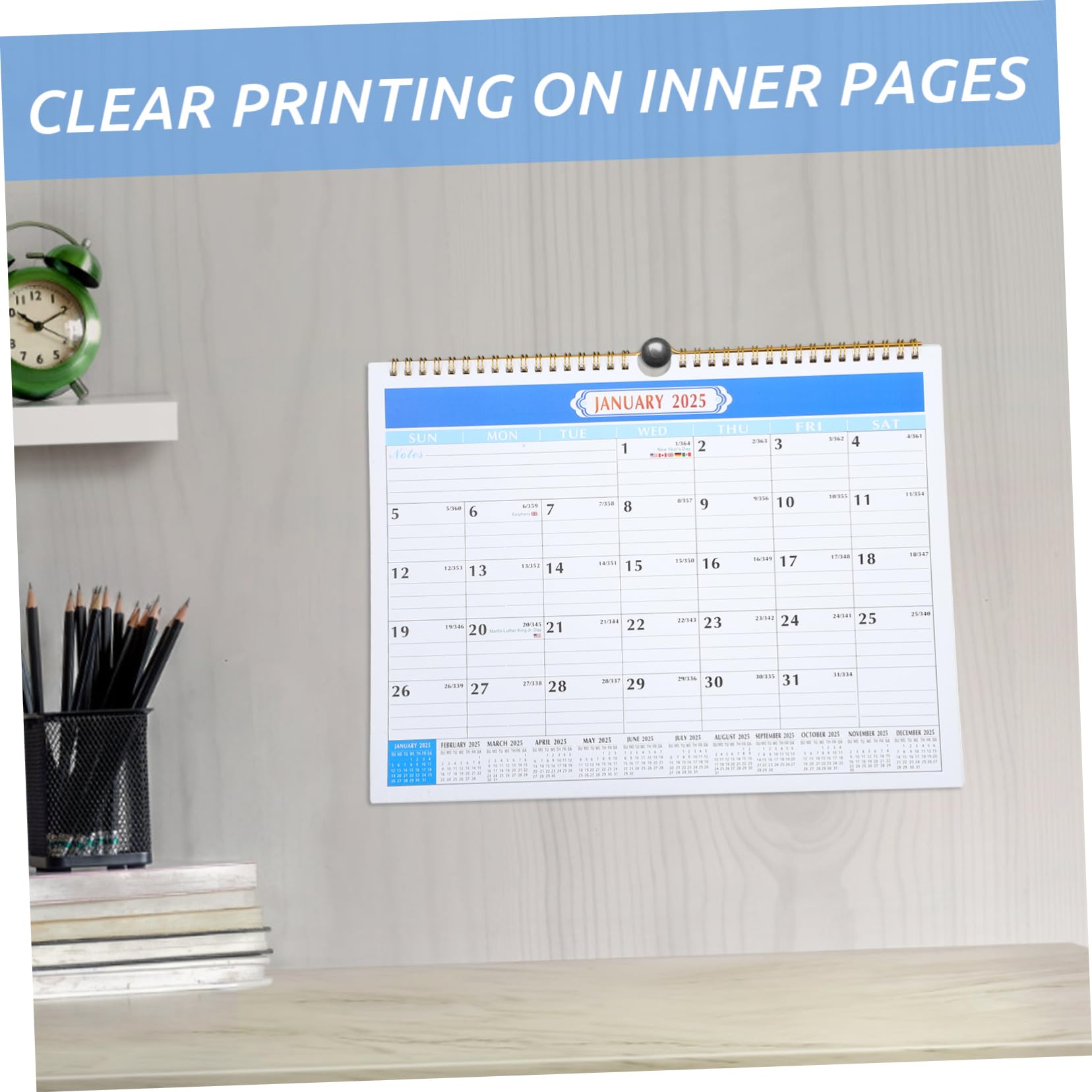5 Pezzi 2023 Calendario Da Parete Inglese Planner Calendario 2023 Pianificatore Mensile Annuale Pianificatore Da Parete Annuale Mappa Del Mondo Da Parete Calendario Inglese