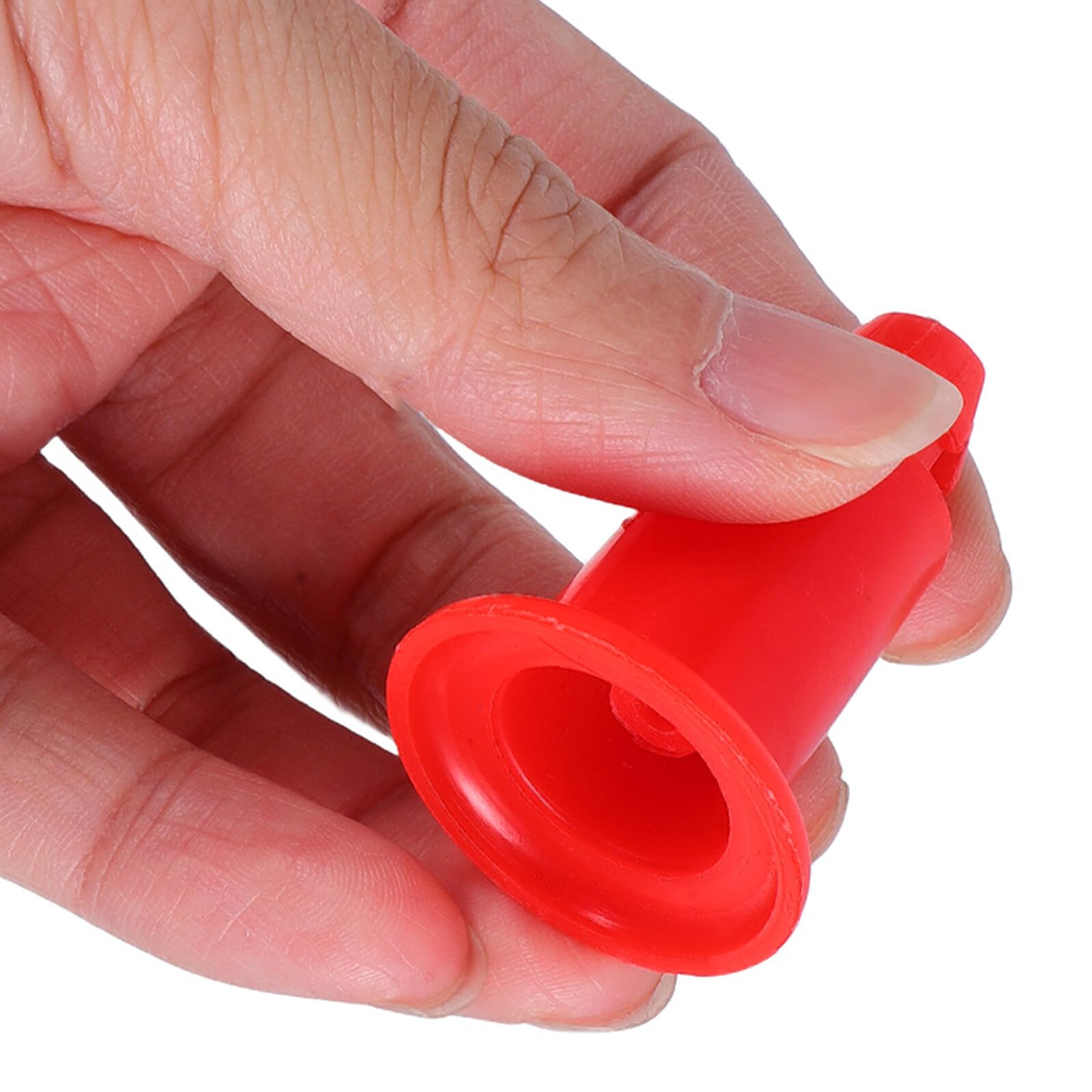 KOMBIUDA 20 Pezzi Supporto in Plastica Rossa per Bilancia Elettronica da Cucina, Piedini Livellanti Antiscivolo per Vassoio Bilancia Fino a 30 Kg