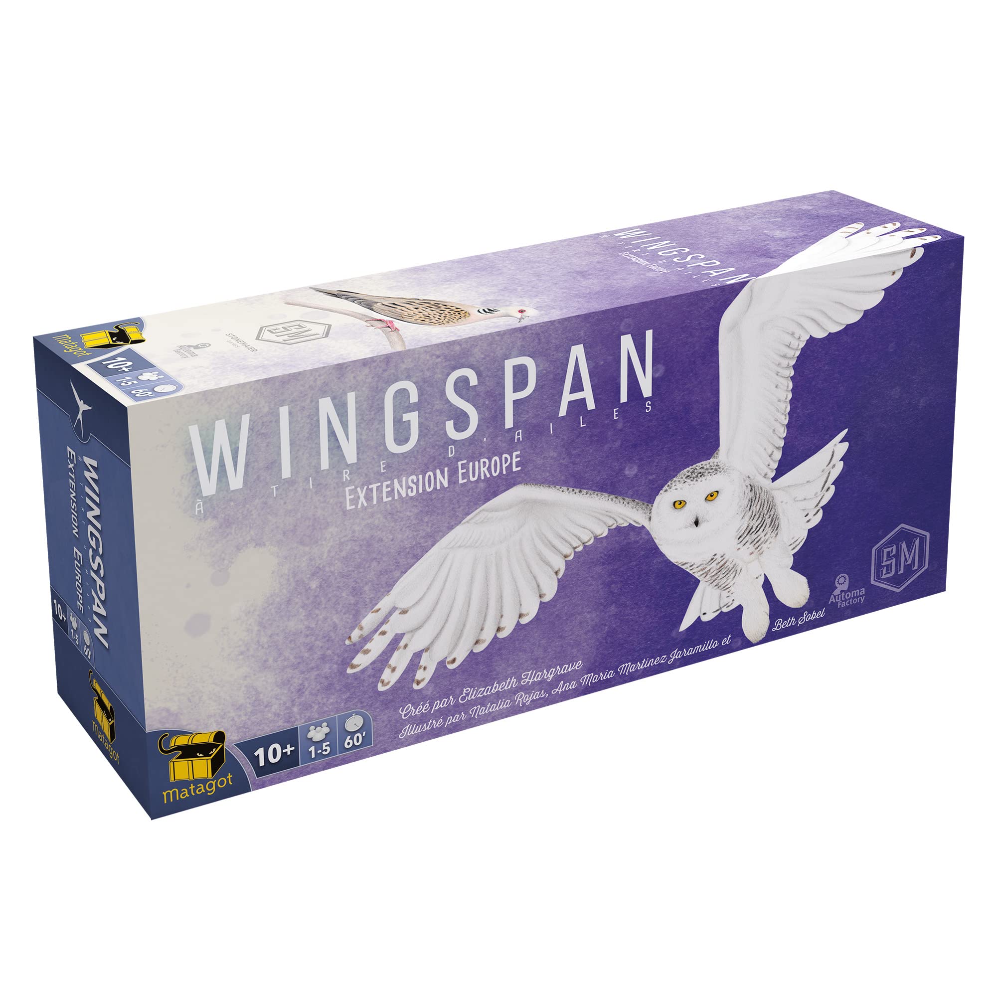 Matagot Wingspan Extension Europe - Bird Collection for 1 to 5 Players from 10 Years Old (French Edition)