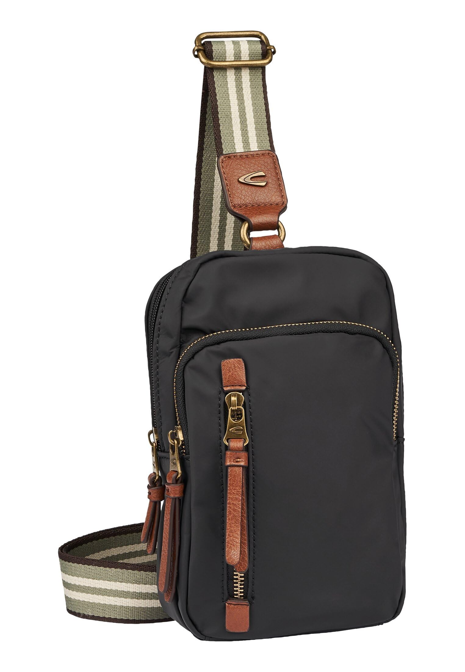 camel active Women's Bari Sling Backpack, black, Medium