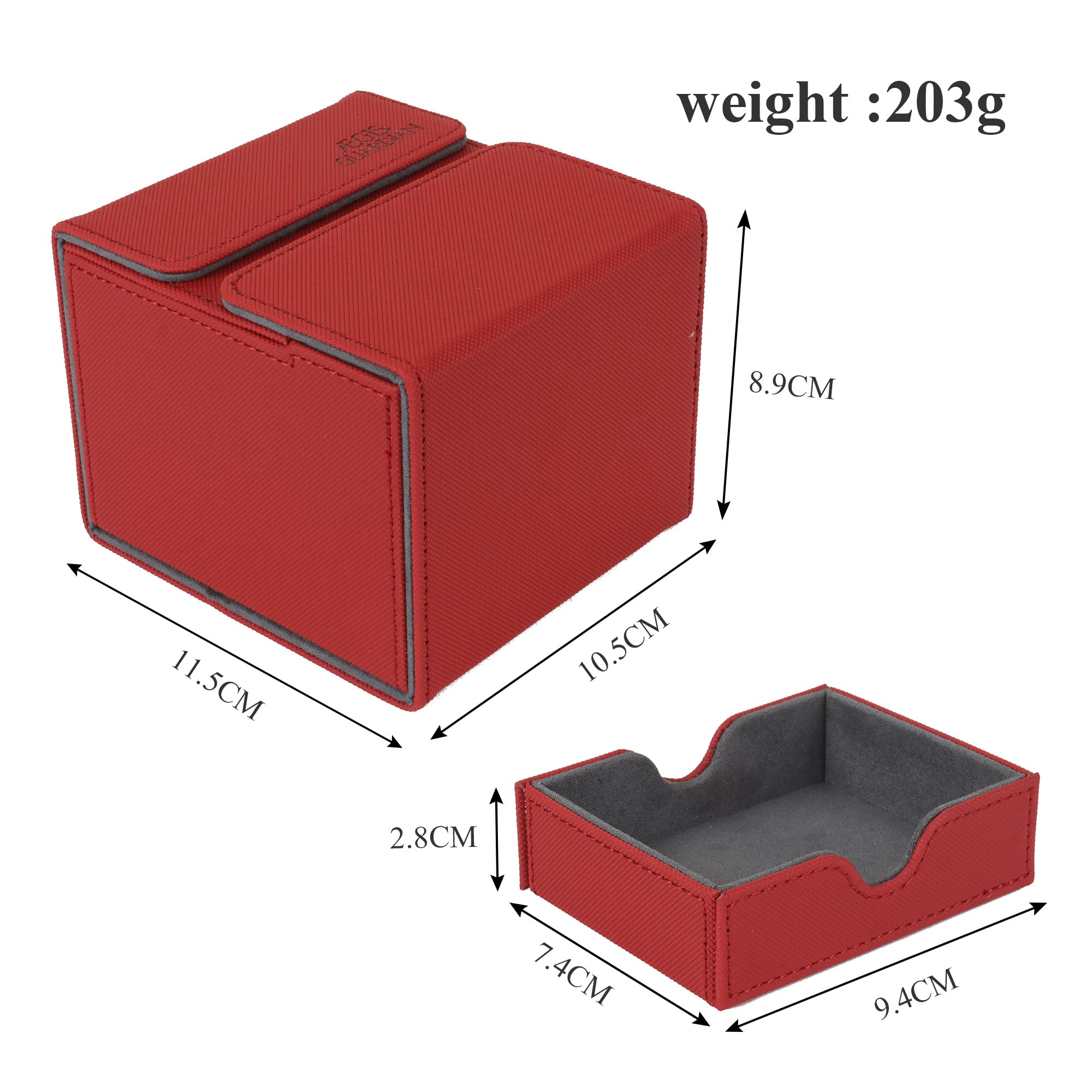 Komick Ultimate 6-in-1 Card Deck Box Set With Playmat Dice Tray, Large MTG Card - Foto 6
