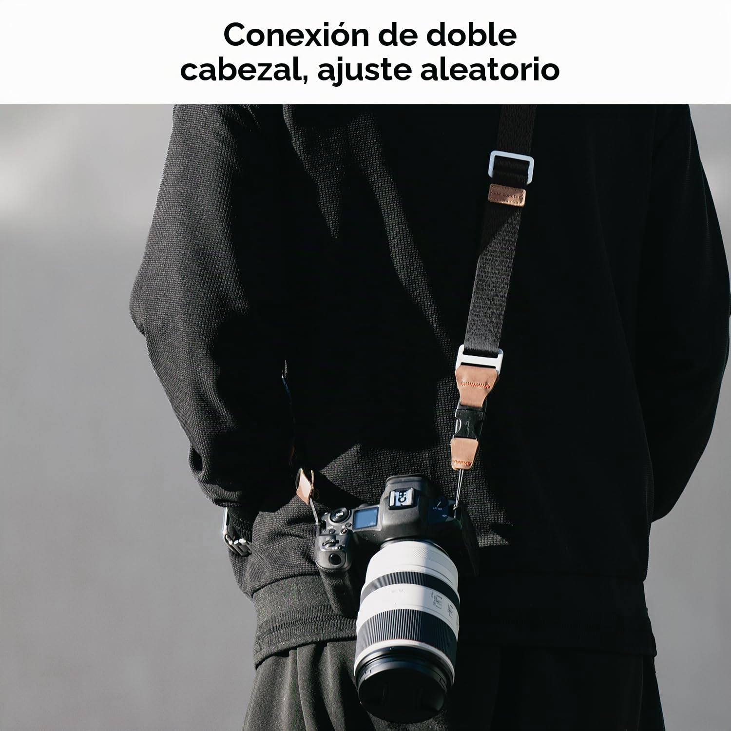 K&F CONCEPT Correas de Cámara De Hombro General, Liberación Rápida Cámara Correa Ajustable Profesional, Correa de Hombro Transpirable Compatible con Cámara réflex Digitales DSLR