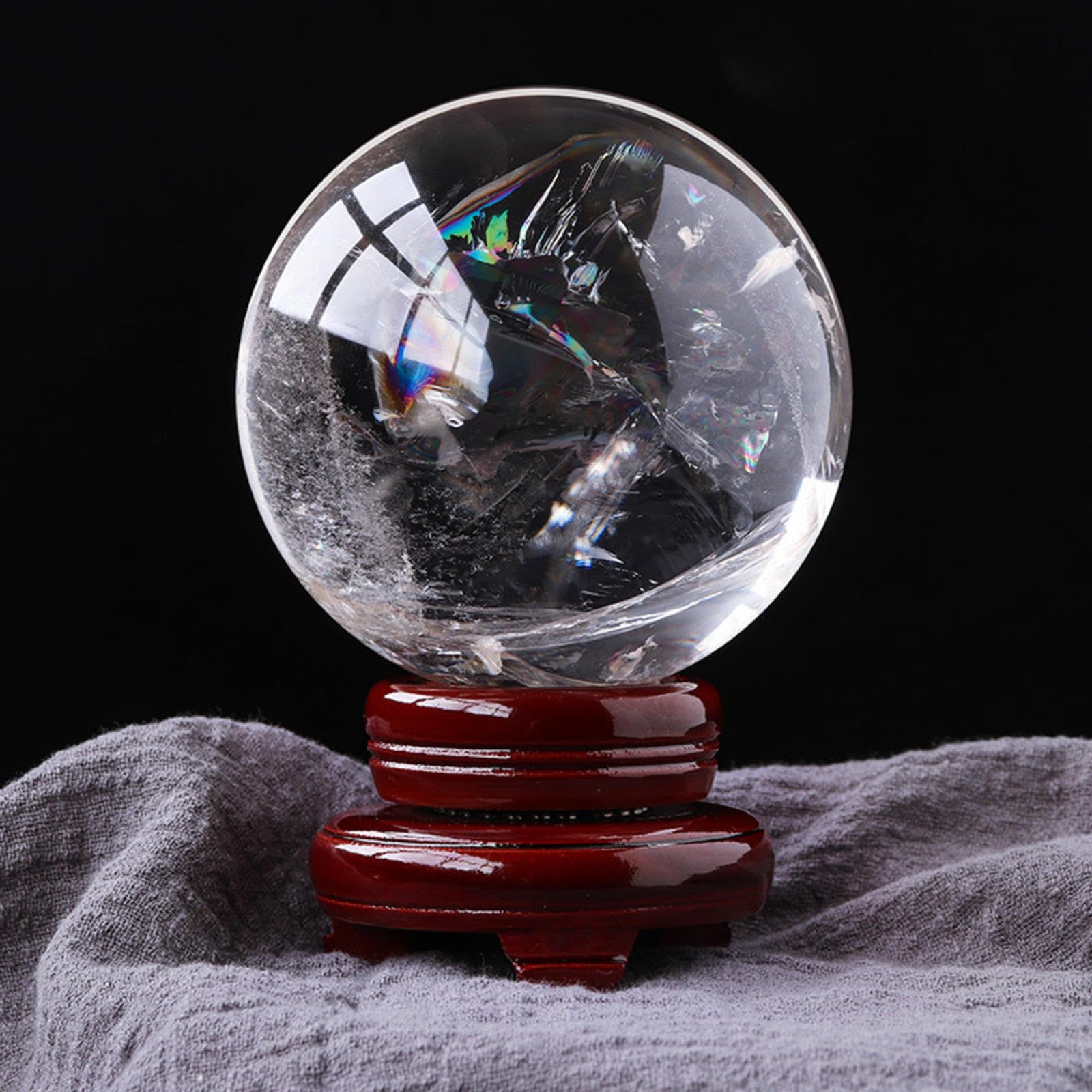 Amazon｜ナチュラルホワイトカルサイトボールヒーリングクォーツ