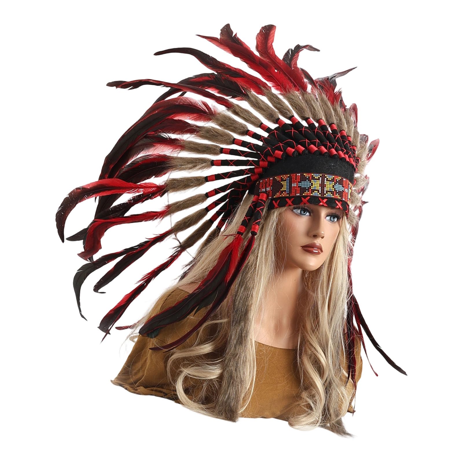 Fascia per capelli per palcoscenico, comoda fascia per capelli per celebrazioni ed eventi di danza, festival, copricapo