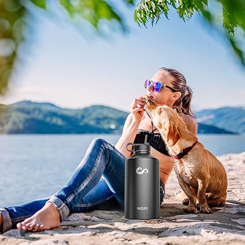 Miniatura 7 de INSPI Botella de agua de 64 onzas, 40 onzas, 32 onzas