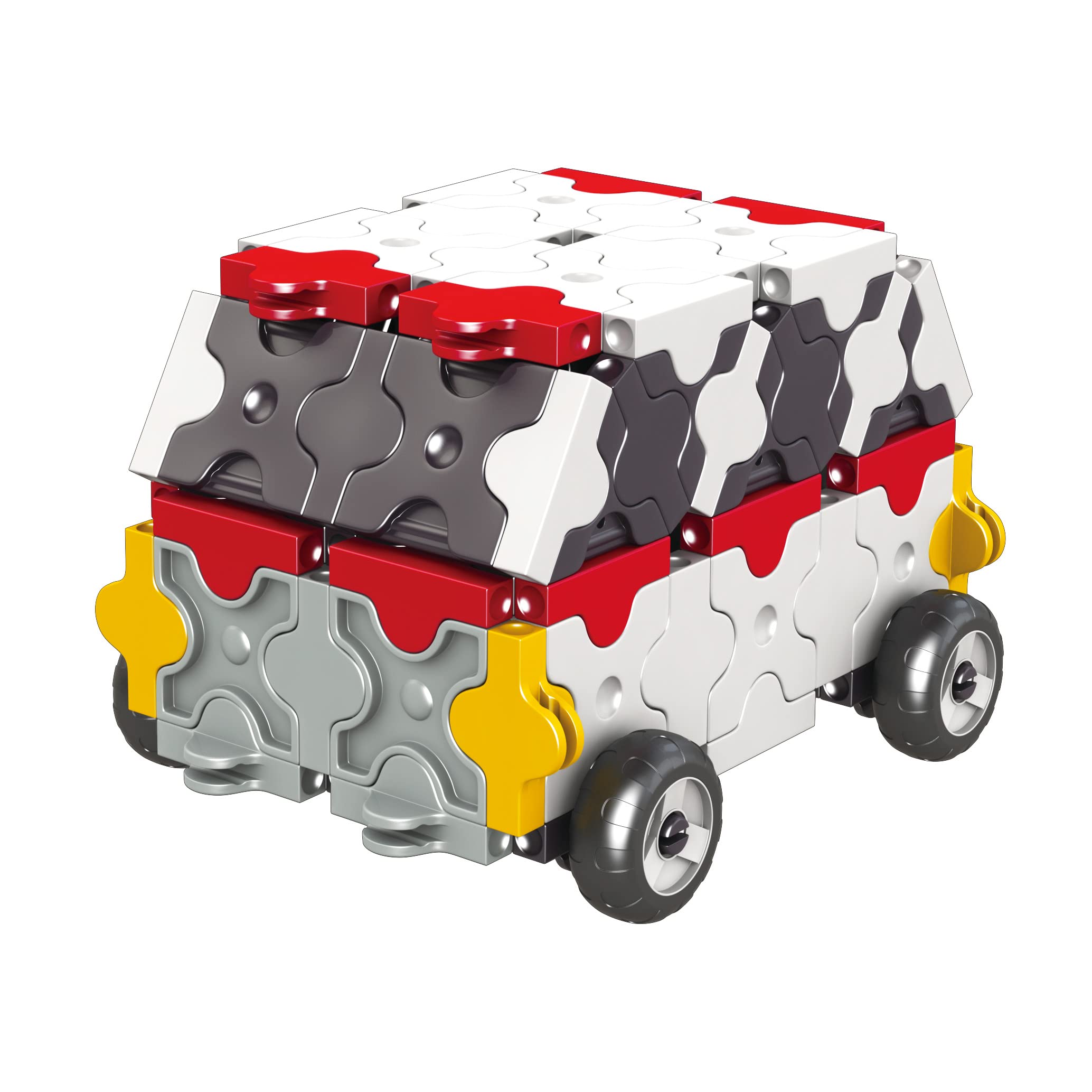 LaQ Hamacron Constructor Emergency Vehicles, Red, Blue, Yellow, 9.45 inches - Image 3