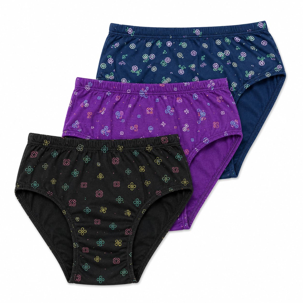 alfa, Cotton Printed Panties/Brief for Womens | 100% Cotton Material | Pack of 3, Multicolor2-picture-43