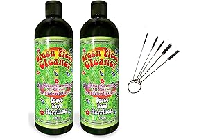 Green Piece® Weed Pipes for Marijuana, Cleaning Kit - 2 Bottles Glass...