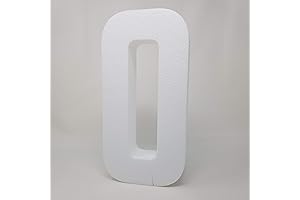 Towering Styrofoam Number Sculptures: A Statement Piece for Memorable Occasions