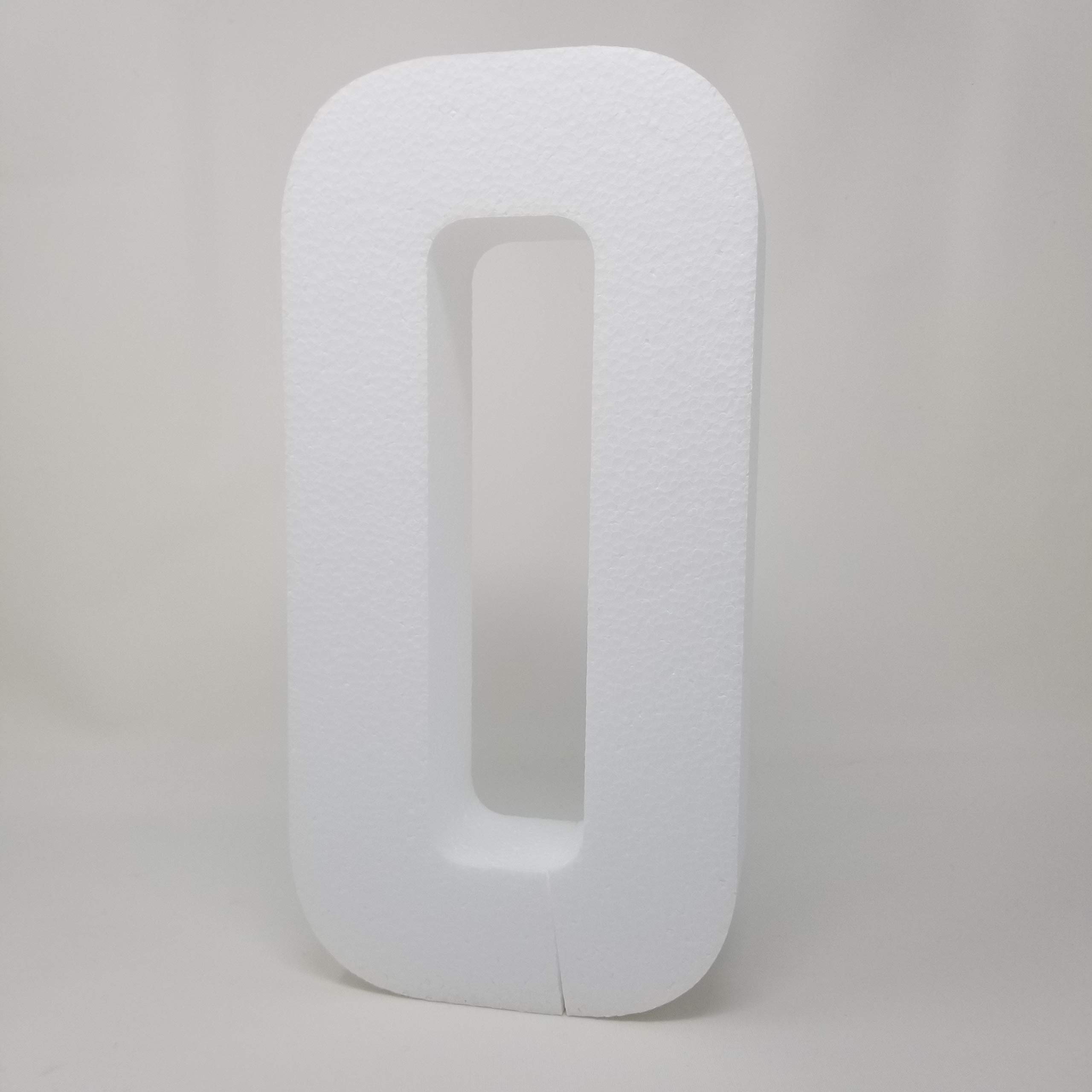 Free Standing - EPS Smooth Foam Numbers for Weddings, Cakes, Arts & Crafts - 24