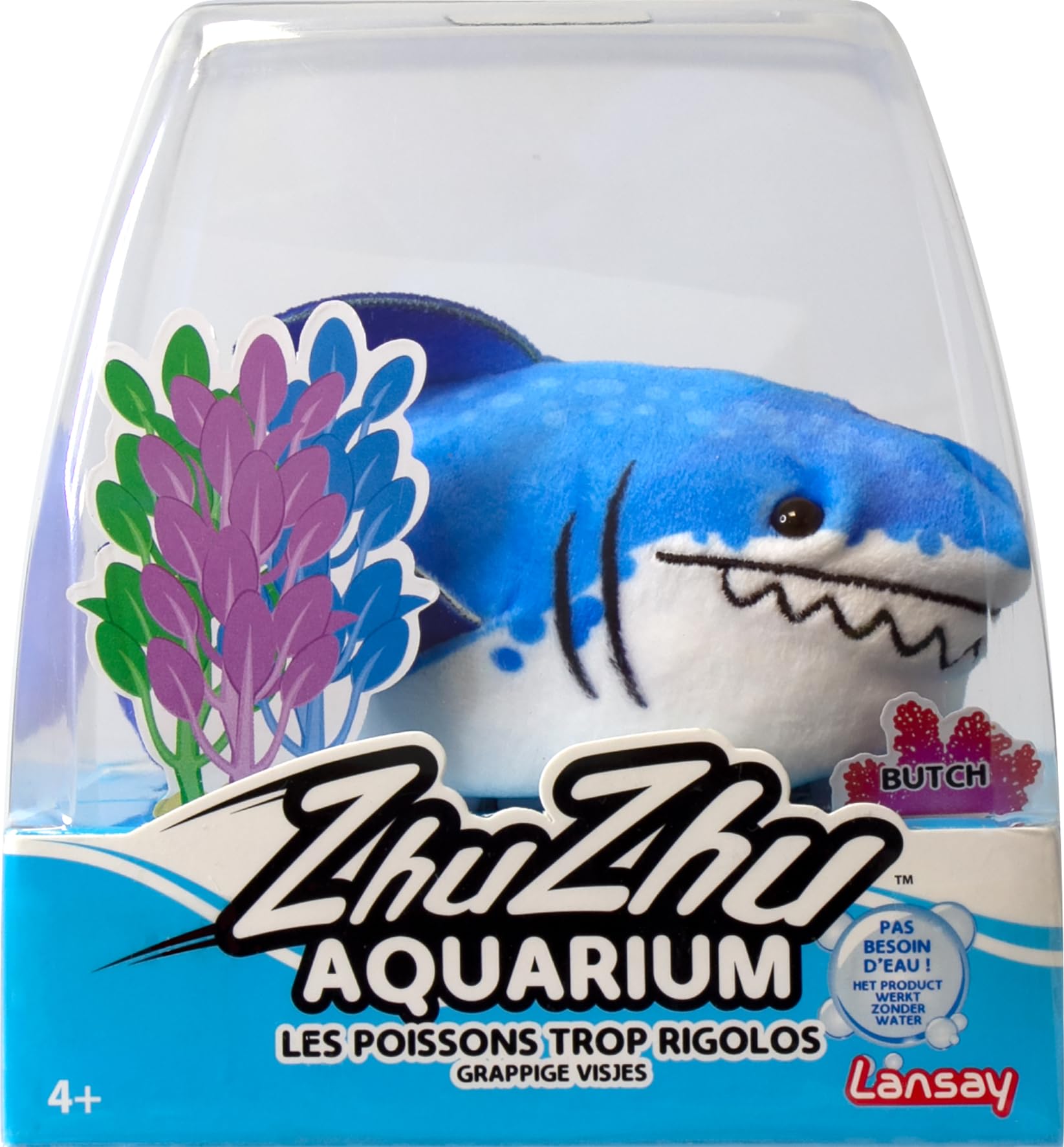 Lot de Zhu Zhu Aquarium - Circuit Coquillage - Mini Univers - Set d' Accessoires - Dès 4 ans - Lansay + Zhu Zhu Aquarium - Crystal - Poisson-Ange Royal - Mini Univers