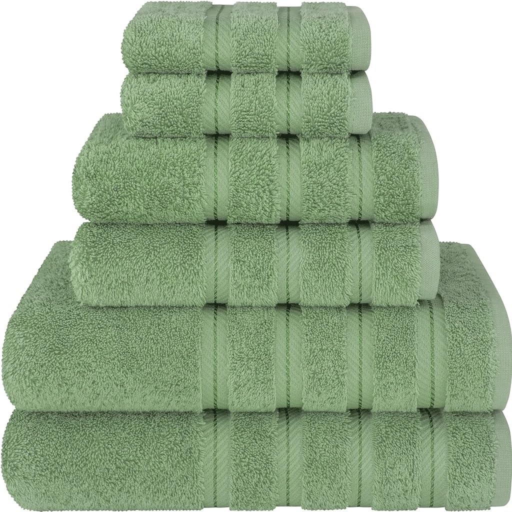 Serviettes de bain pour le spa à la maison avec ce set de 6 pièces au séchage rapide