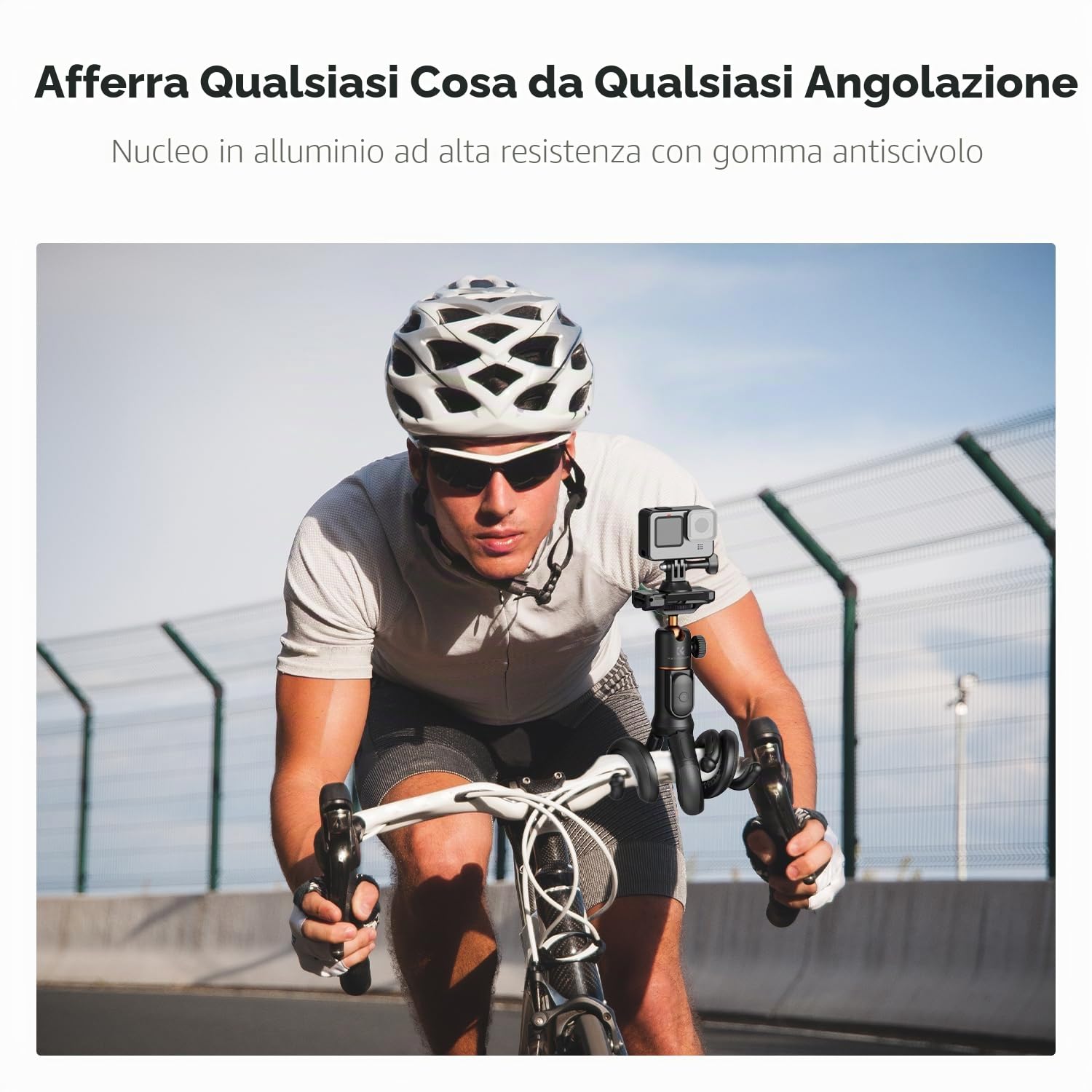 K&F Concept Treppiede Smartphone MS29, Mini Tripod Estensibile con Telecomando Amovibile e Testa a sfera 360°, Treppiedi Octopus con Adattatore per Camera Sportiva, Ideale per iPhone/DSLR/Vlog/Selfie