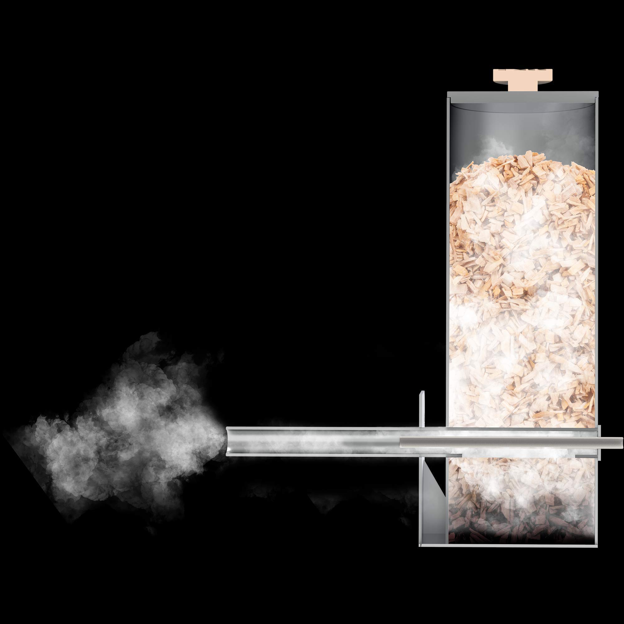 Browin 330121 Caja de fumador con bomba, para fumar en frío y caliente/caliente