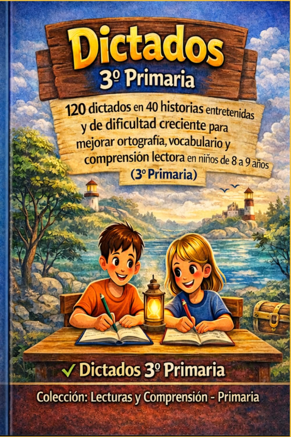 Dictados 3º Primaria: 120 dictados en 40 historias entretenidas y de dificultad creciente para mejorar ortografía, vocabulario y comprensión lectora ... Lecturas y Comprensión – Primaria)