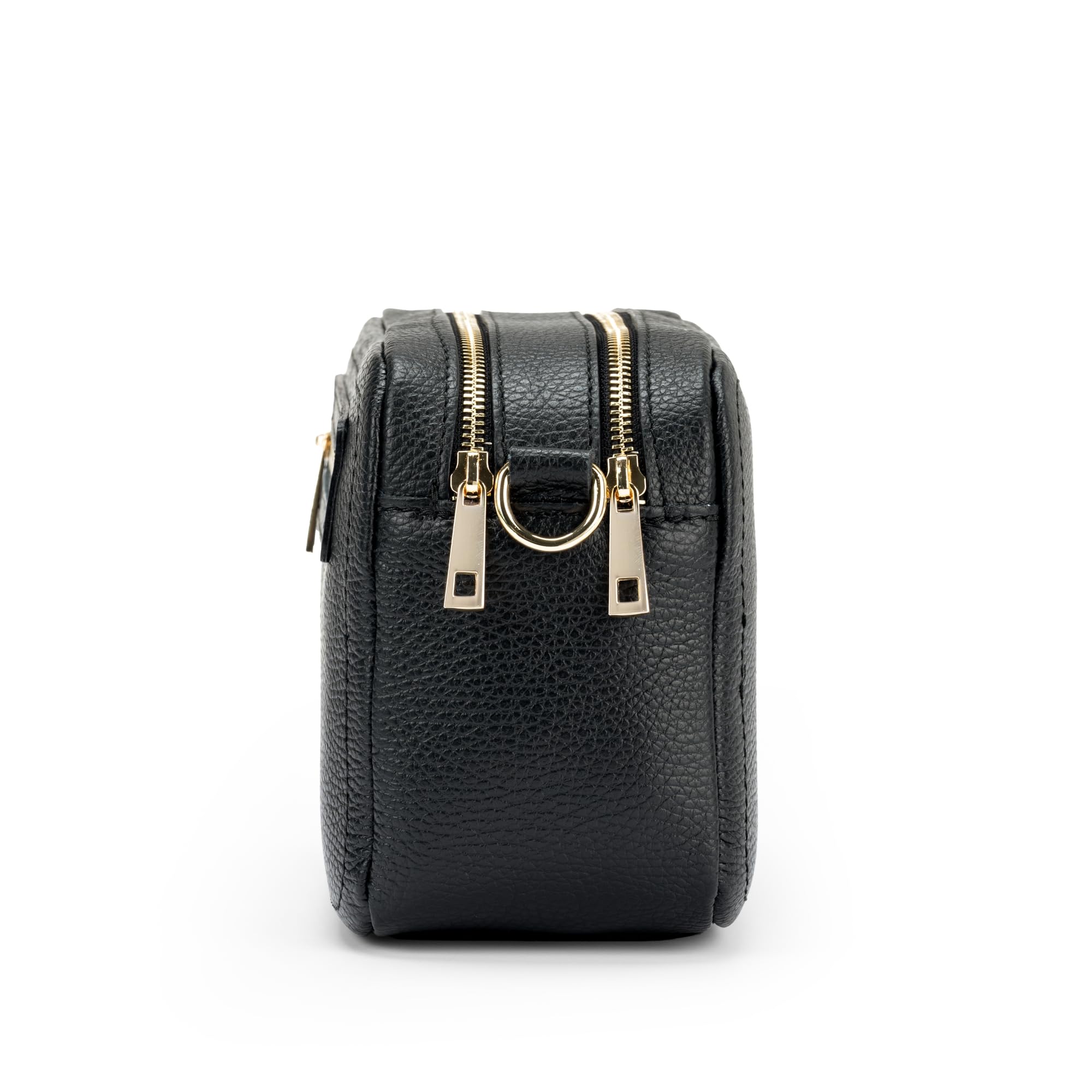 Mauro Pelletteria Borsa Tracolla Donna Pelle, Borsa Donna Tracolla Made in Italy con Due Scomparti, Tasca sul Fronte, Tasca interna e Tracolla regolabile
