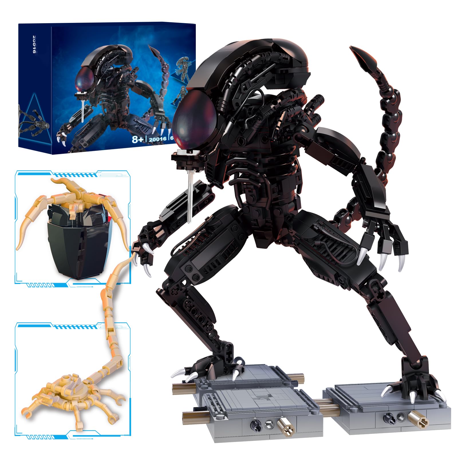 Amazon.com: Xenomorph Action Figure Toy Building Set