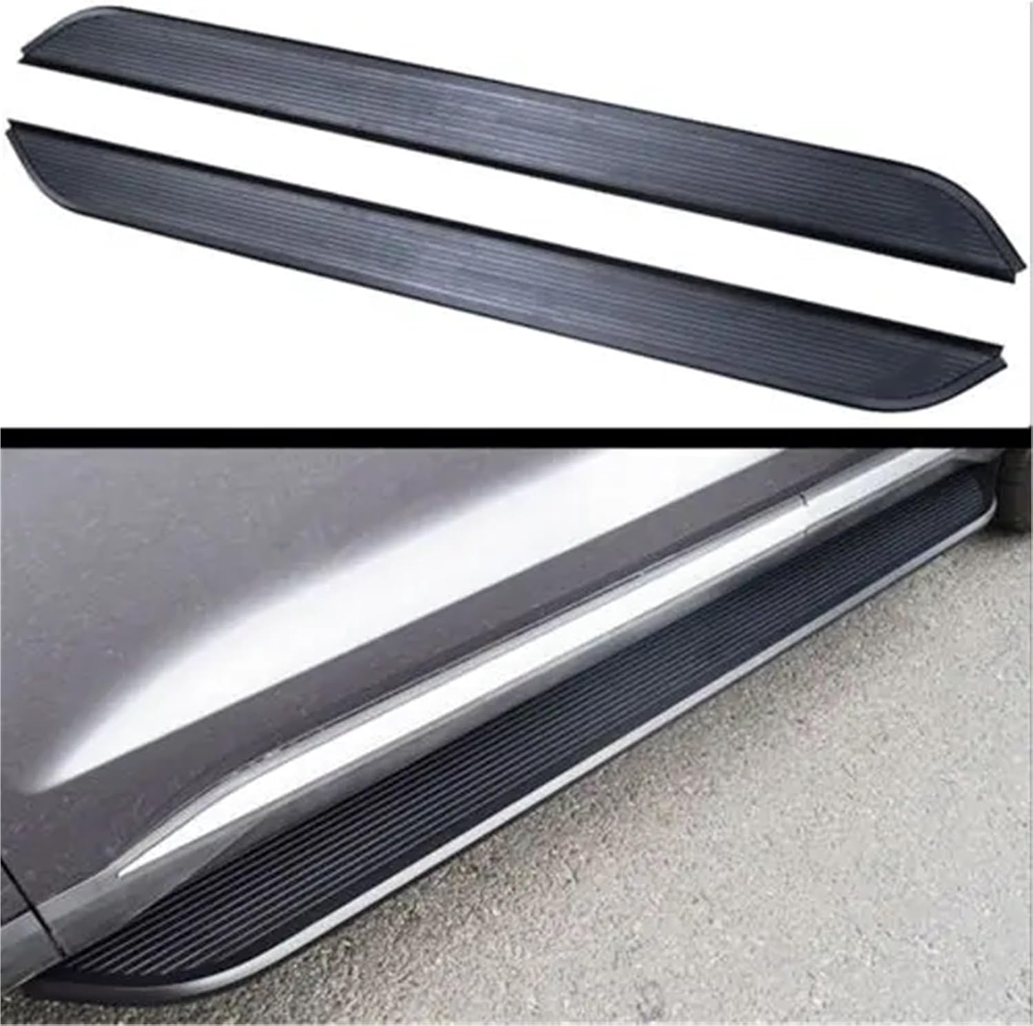 2Pcs Running Board Side Step Bar Compatible with Pathfinder 2022-2024 Pedal Protector Rail