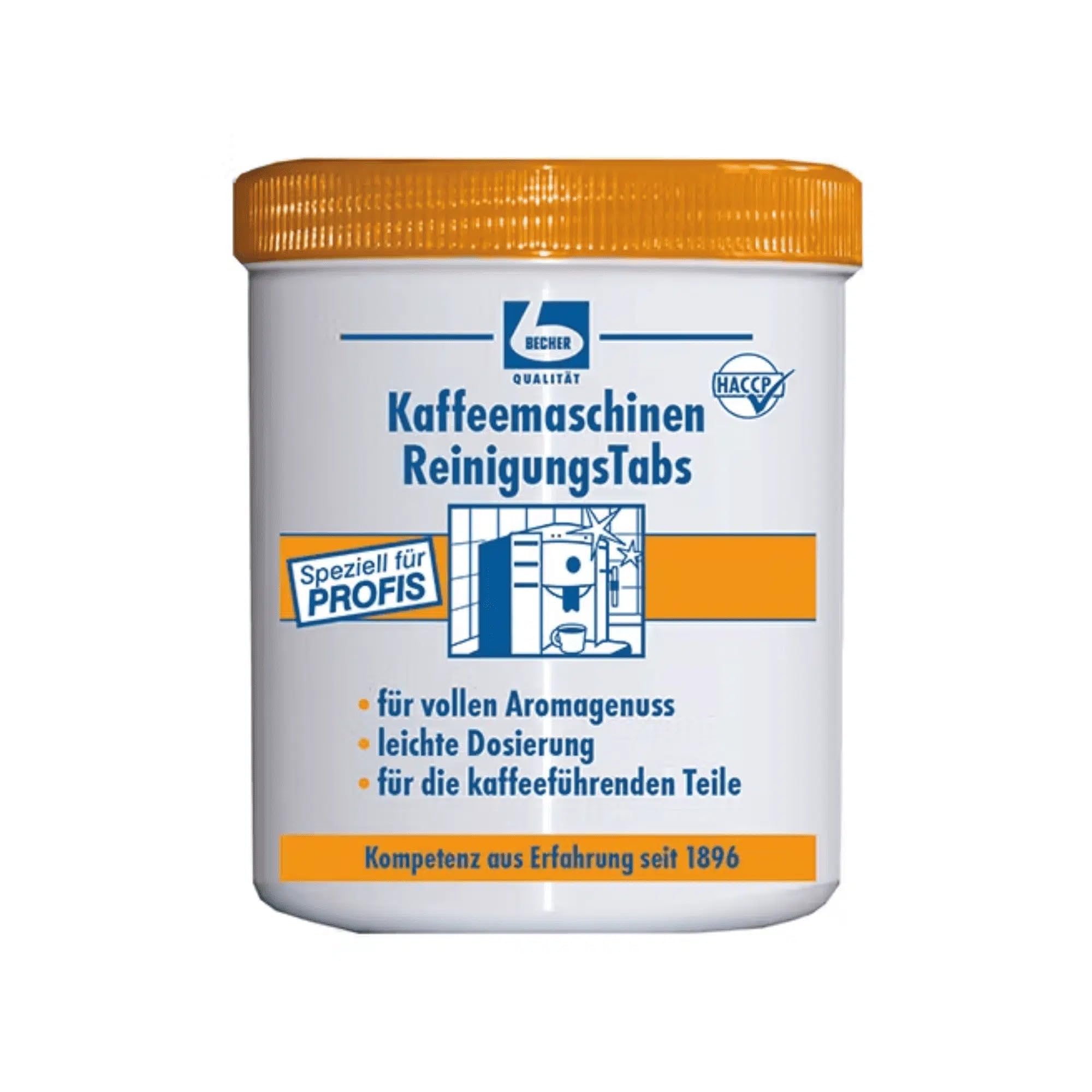 Dr. Becher - Pastillas de limpieza para cafeteras (8 unidades, 150 unidades)