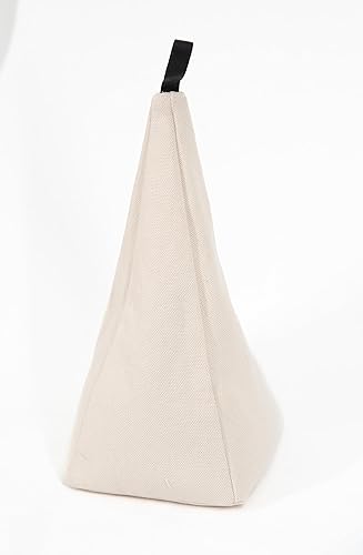 Miniatura 6 de Topes de puerta grandes de 12 pulgadas de alto para la parte inferior de la puerta, tope de puerta de lona antideslizante resistente, lindo tope