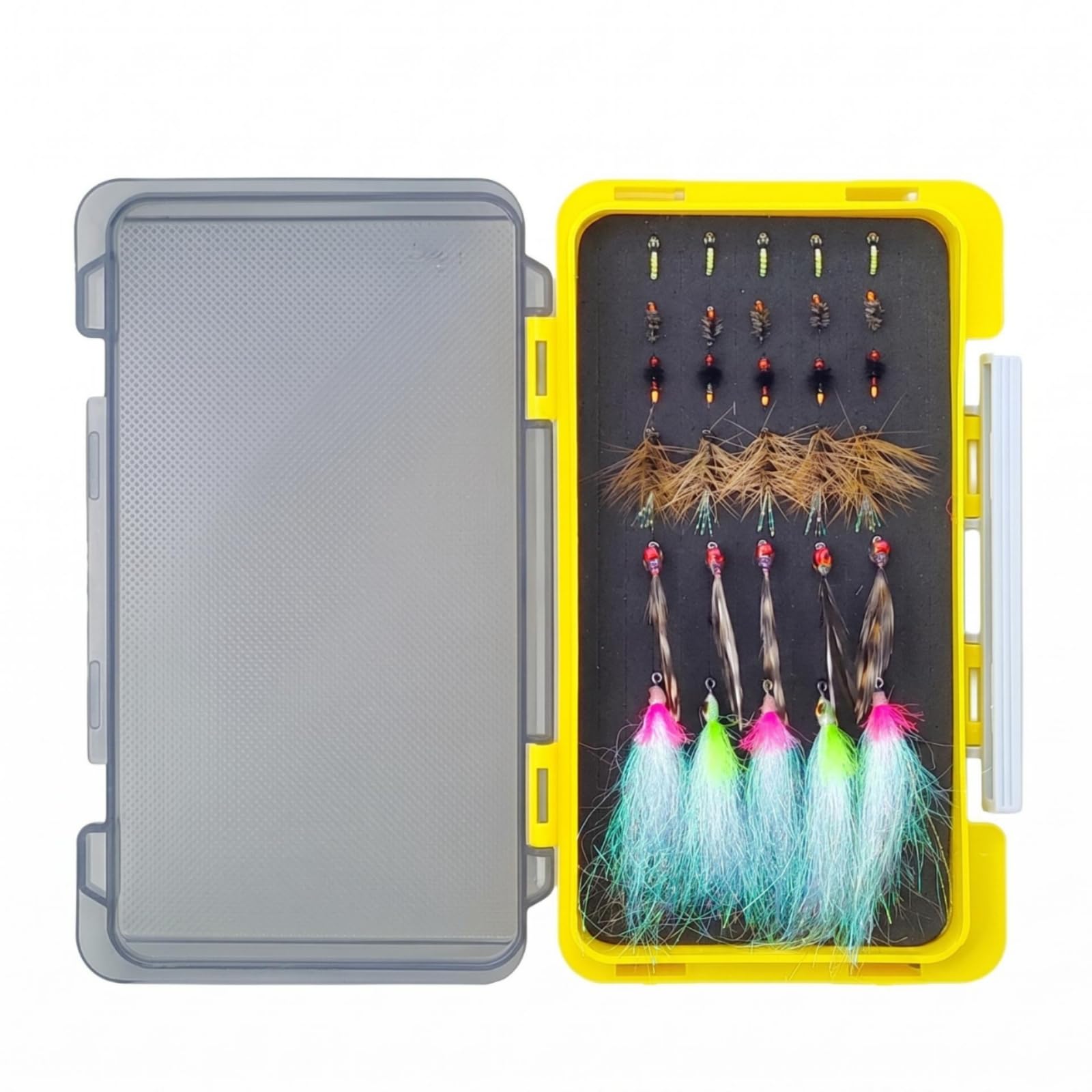 Mouche de Pêche Haute Résistance Kit Solide Leurre Mouche Sèche - 8