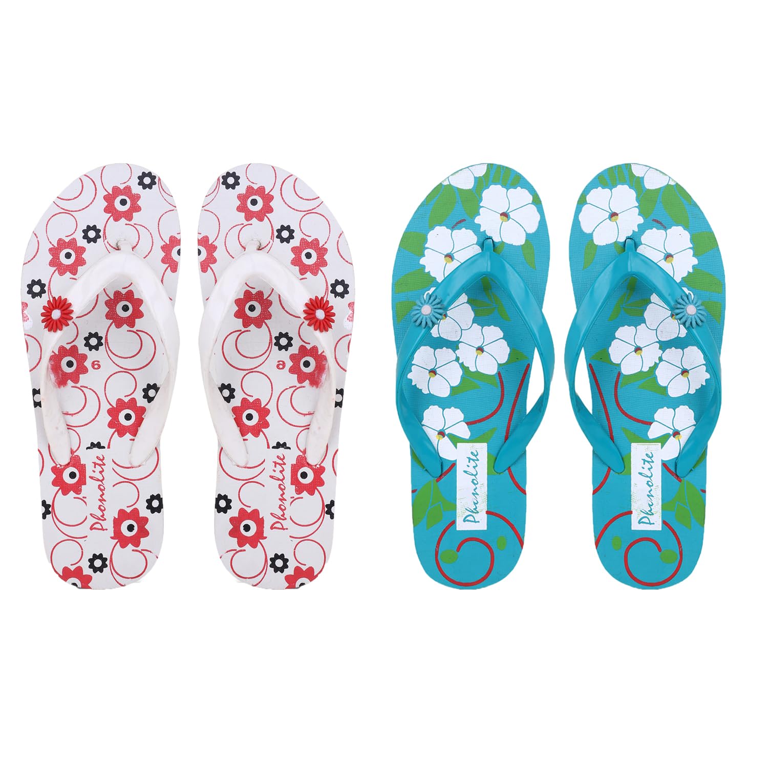 PHONOLITE fancy and stylish Daily use printed chappal slipper flipflop for women fabrication slipper pack of 2 ladies/Girls (B0C5JGSPTZ) Amazon Price History, Amazon Price Tracker