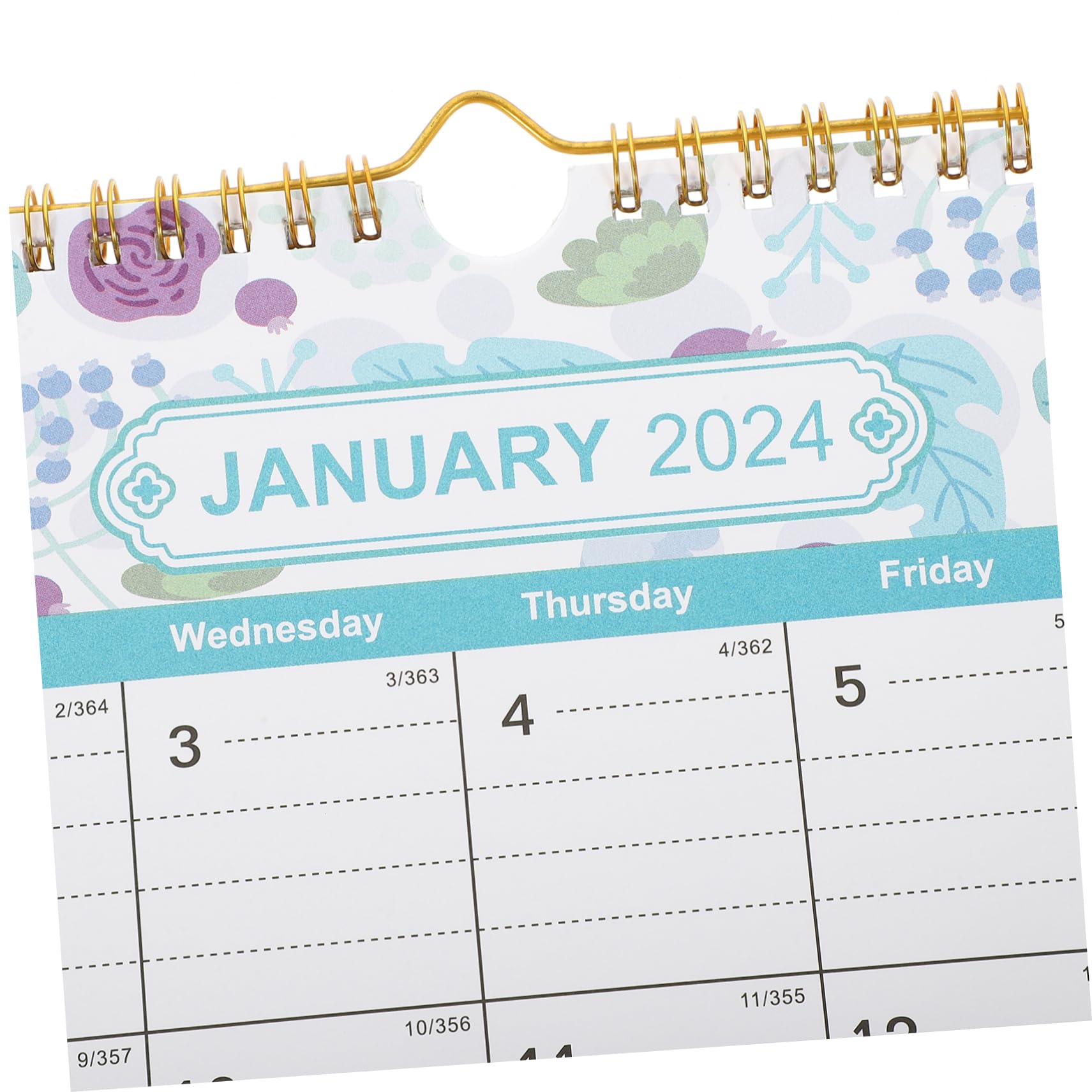 SEWACC 4 Piezas calendario inglés calendario de escritorio suministros para el hogar calendario de pared mensual 2023 calendarios de mesa calendarios mesa calendario de pared mensual 2024