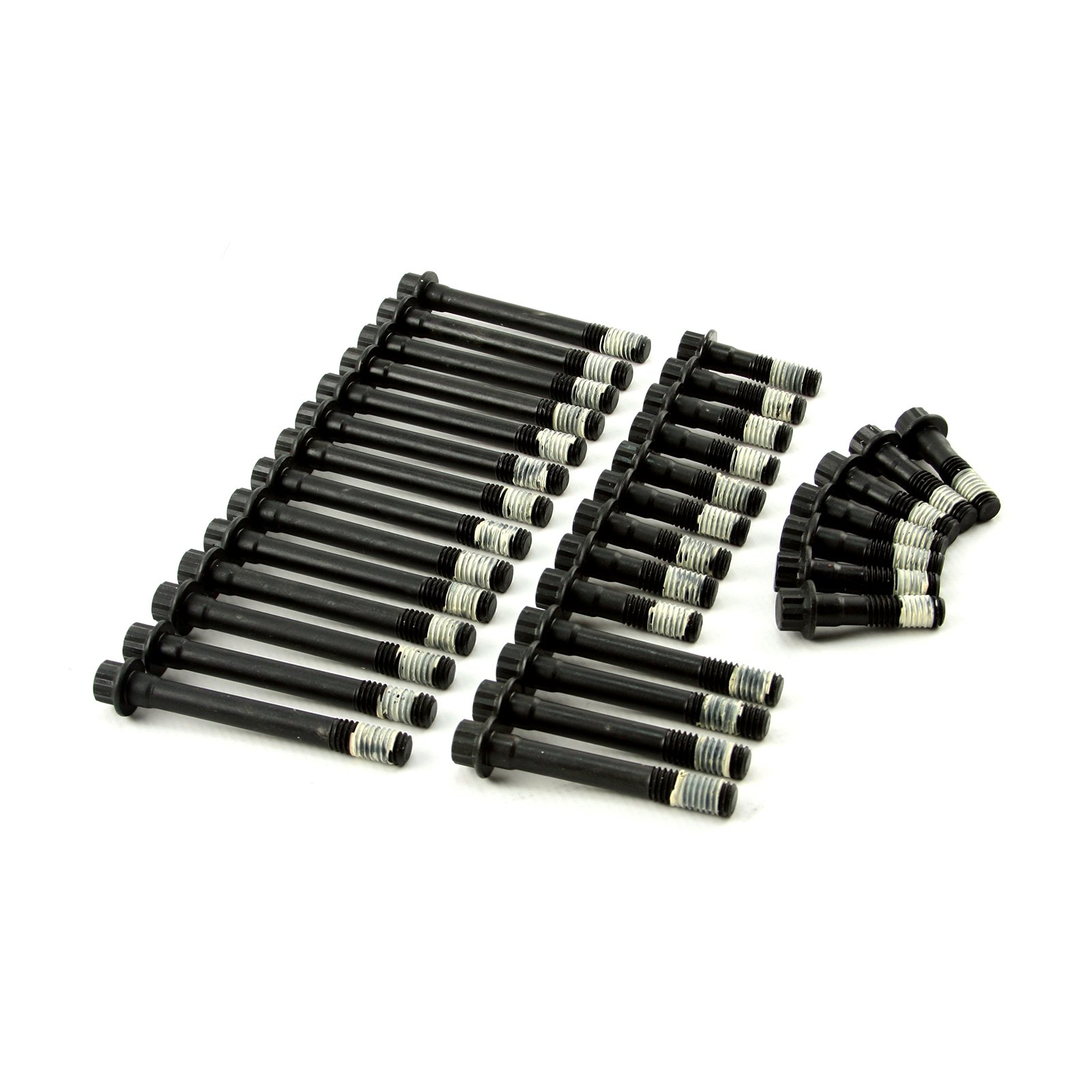 Speedmaster PCE279.1003 Chromoly Head Bolt Kit For Chevy SBC 350 - 1/4" Longer Black Oxide Bolts