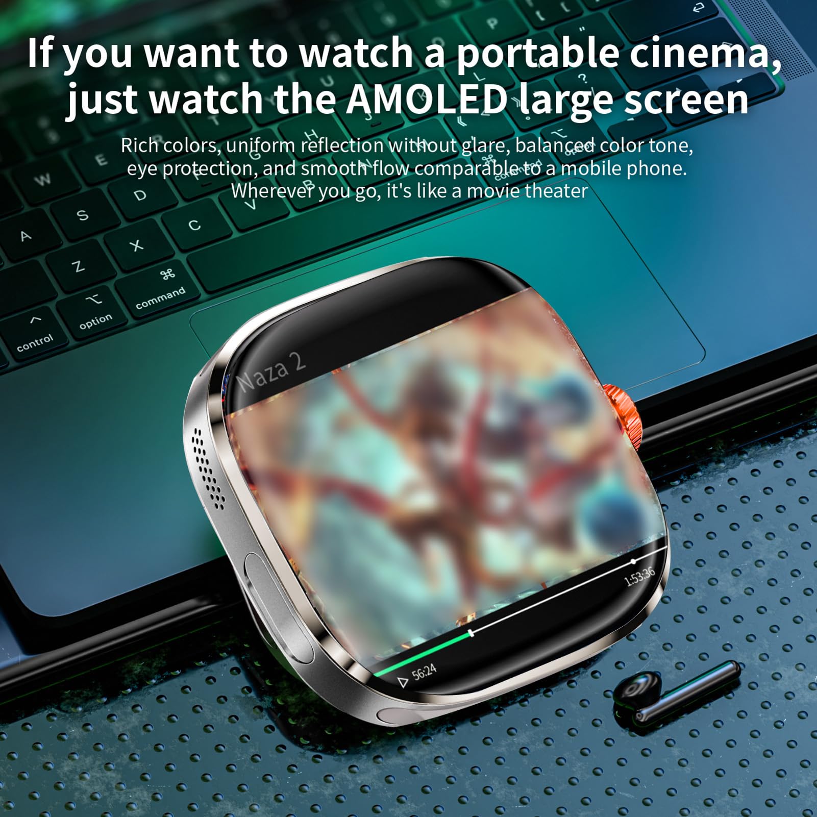 Reloj Inteligente 4G con Pantalla táctil de 2,16 Pulgadas WiFi GPS BT Smartwatch AI Traducción en Tiempo Real Admite Tarjeta Nano SIM Llamada telefónica Independiente Salud (Oro)