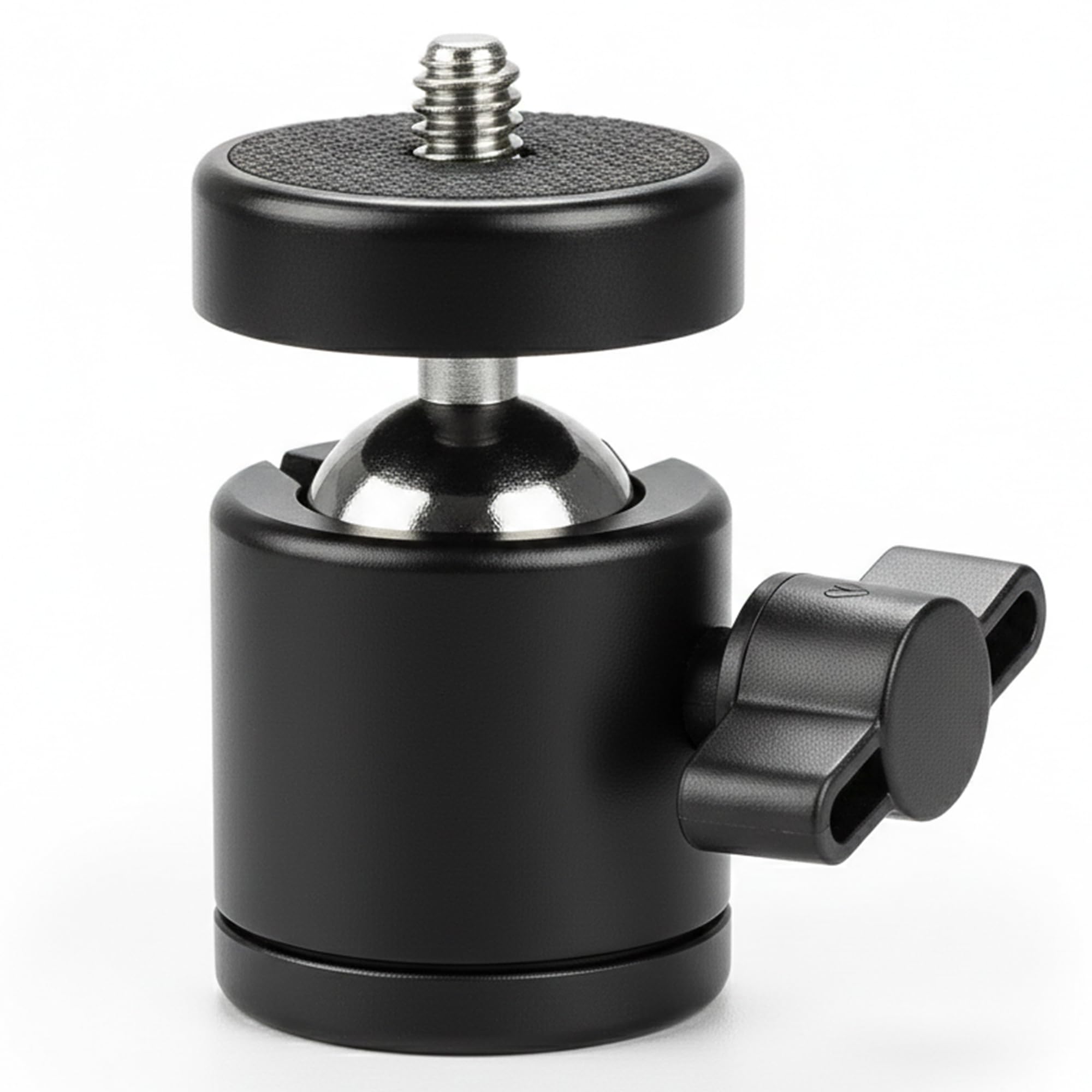 Coku Universal Tripod Mount Holder & Monopod Holder Clip for Mobile Camera Adjustable Smartphone Clip Clipper Compatible with All Smartphones (Black) (Tripod Head)