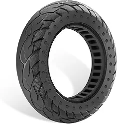 GYL Pneus sólidos de 25 cm, 10 x 2,125, 50/75-6.1 substituição de pneu de borracha para scooter elétrica Hiboy S2 MAX Xiaomi M365 Pro 2 Gotrax G4 XR GXL V2, pneu dianteiro ou traseiro sem câmara 10X2