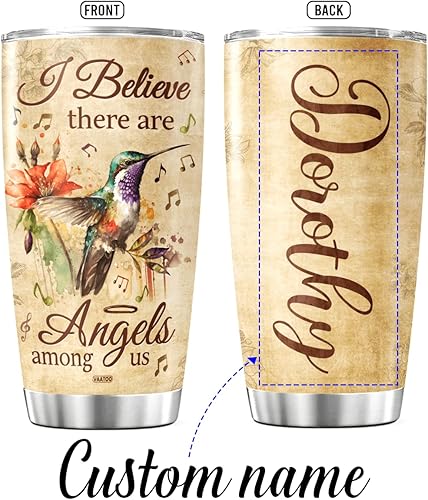 Miniatura 2 de Vaso de café personalizado con tapa, con nombre personalizado, regalos de cumpleaños para mujeres, mamá, abuela, tazas aisladas, bebidas calientes,