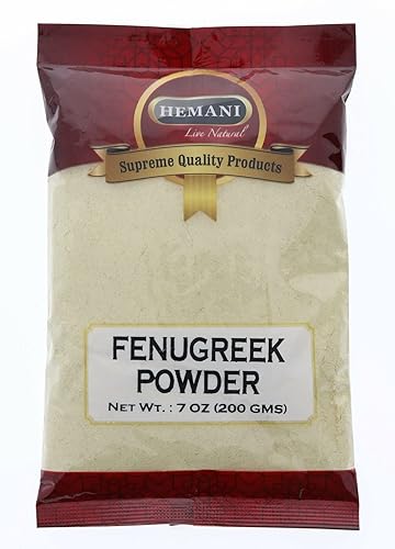 HEMANI - Polvo de fenogreco 7.1 oz (200 g) - Polvo de semilla Methi - Para cocinar y ayurveda