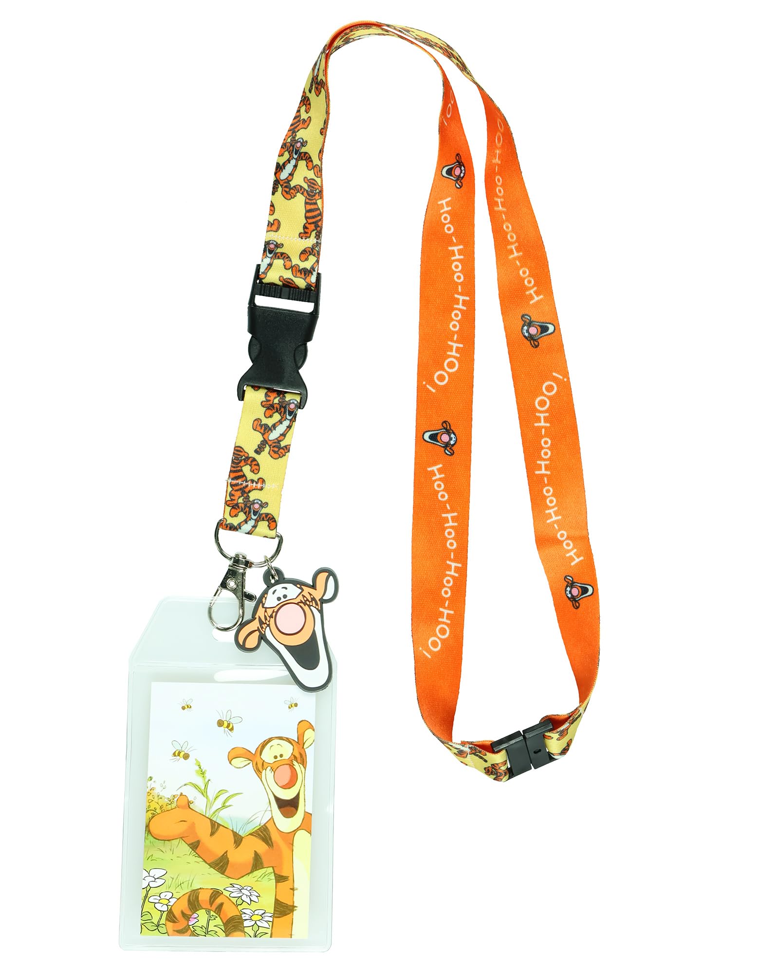 Disney Winnie The Pooh ID Badge Holder with 2" Lanyard