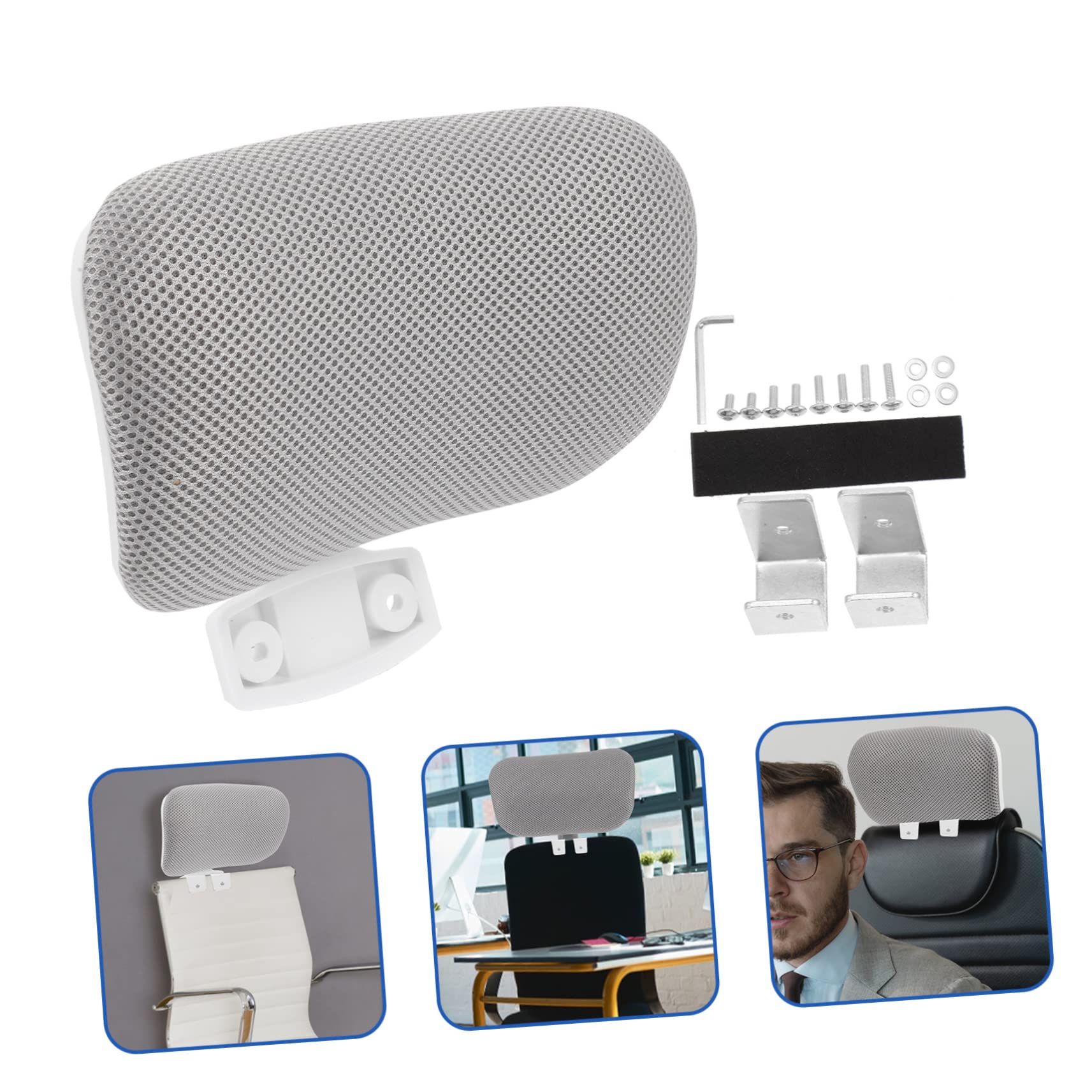 Reposacabezas Ajustable para Silla de Ordenador Altura 4cm