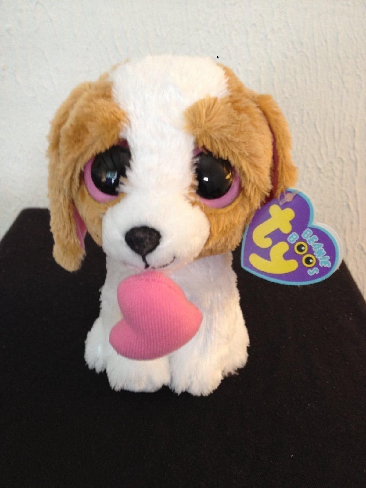 Ty Beanie Boo Boos Cookie the Valentine Dog 6`` Pink Heart NEW MWMT _#GER4T134D G54EG-4314102921