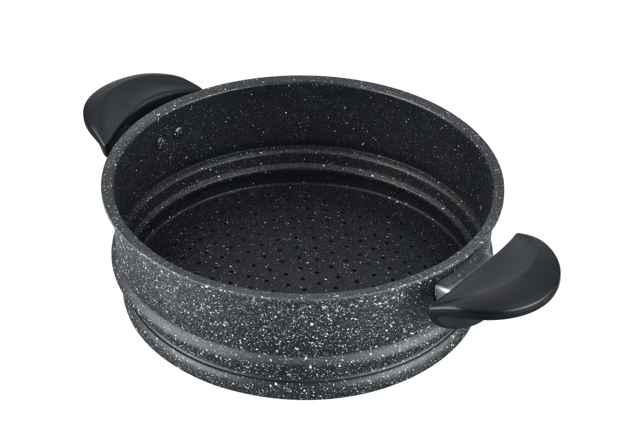 Cheffinger Pentola per couscous, 26 cm, 12 l, colore nero