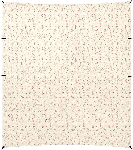 Miniatura 2 de Cabaña de playa plegable con estampado de lunares, UPF50+, ligera, con bolsas de arena y pala para campamento, picnic, patio trasero y pesca