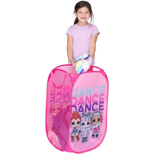 Franco Kids Room Collapsible Storage Bin Pop Up Hamper, One Size, LOL Surprise