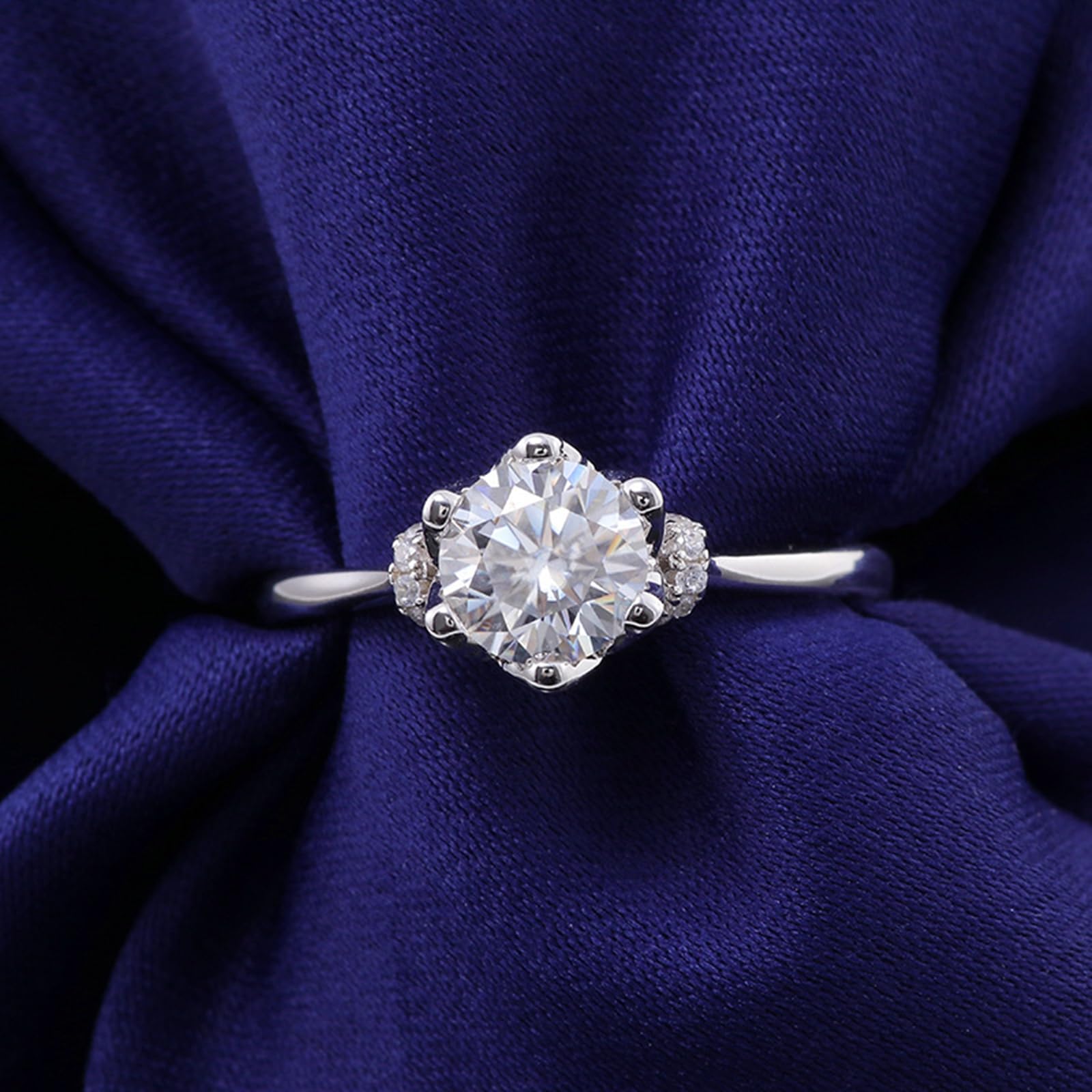 Set di gioielli da donna in argento Sterling con moissanite da 1 ct, in stile bohémien, per migliori amiche