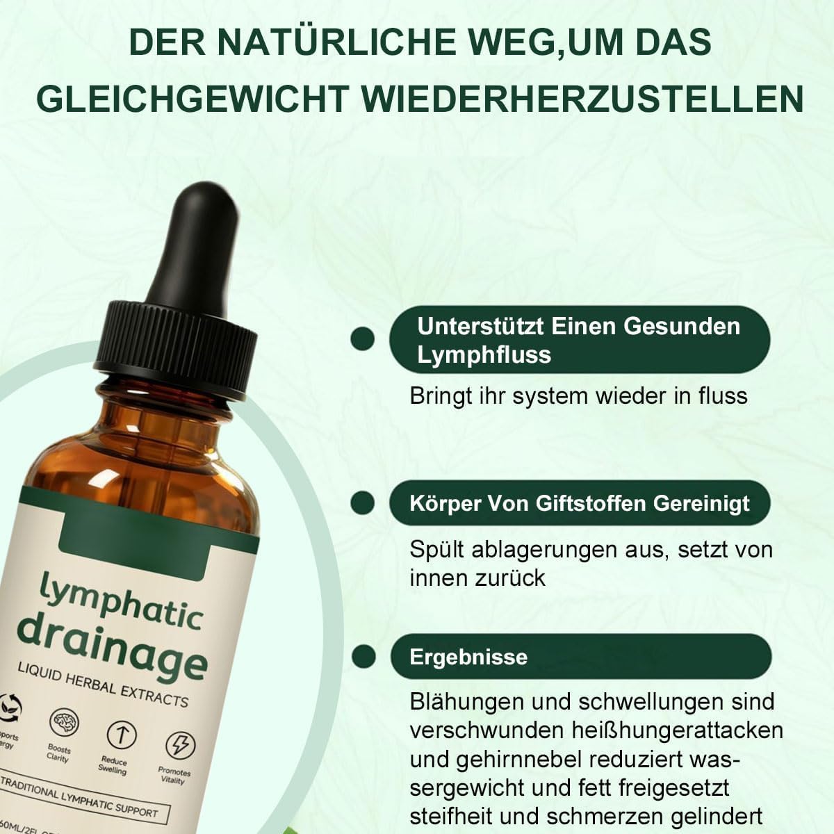 Linfia Drenaggio Linfatico,Drenaggio Linfatico,Linfia Drenaggio Linfatico Gocce,Formula Erboristica Naturale,per Donne E Uomini Gocce di Benessere peril Drenante Linfatico (2pc, 60ml)