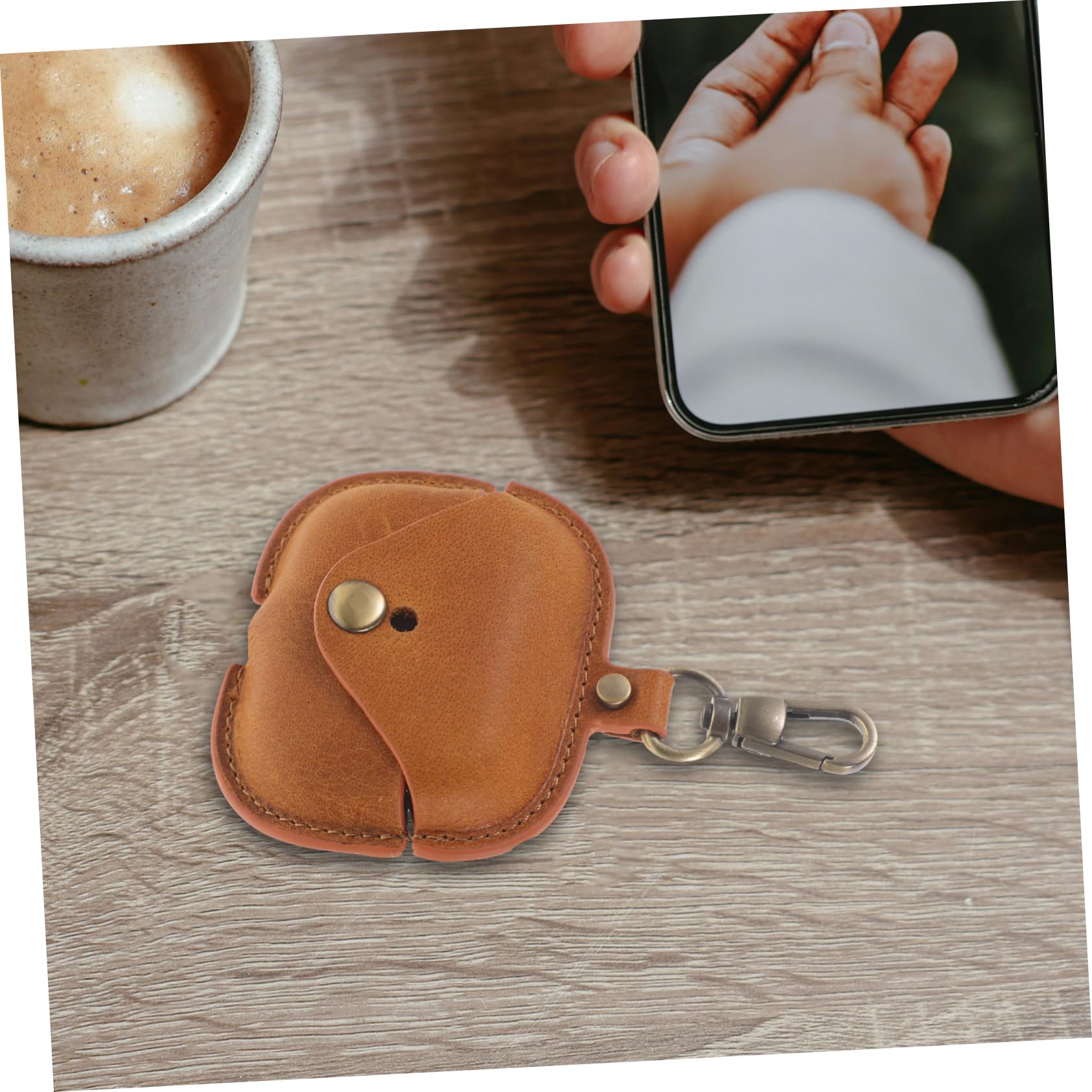 Angoily 3piezas Funda De Inalámbrica para Auriculares Protector Elegante y Práctico para Compatible Actividades Color Marrón