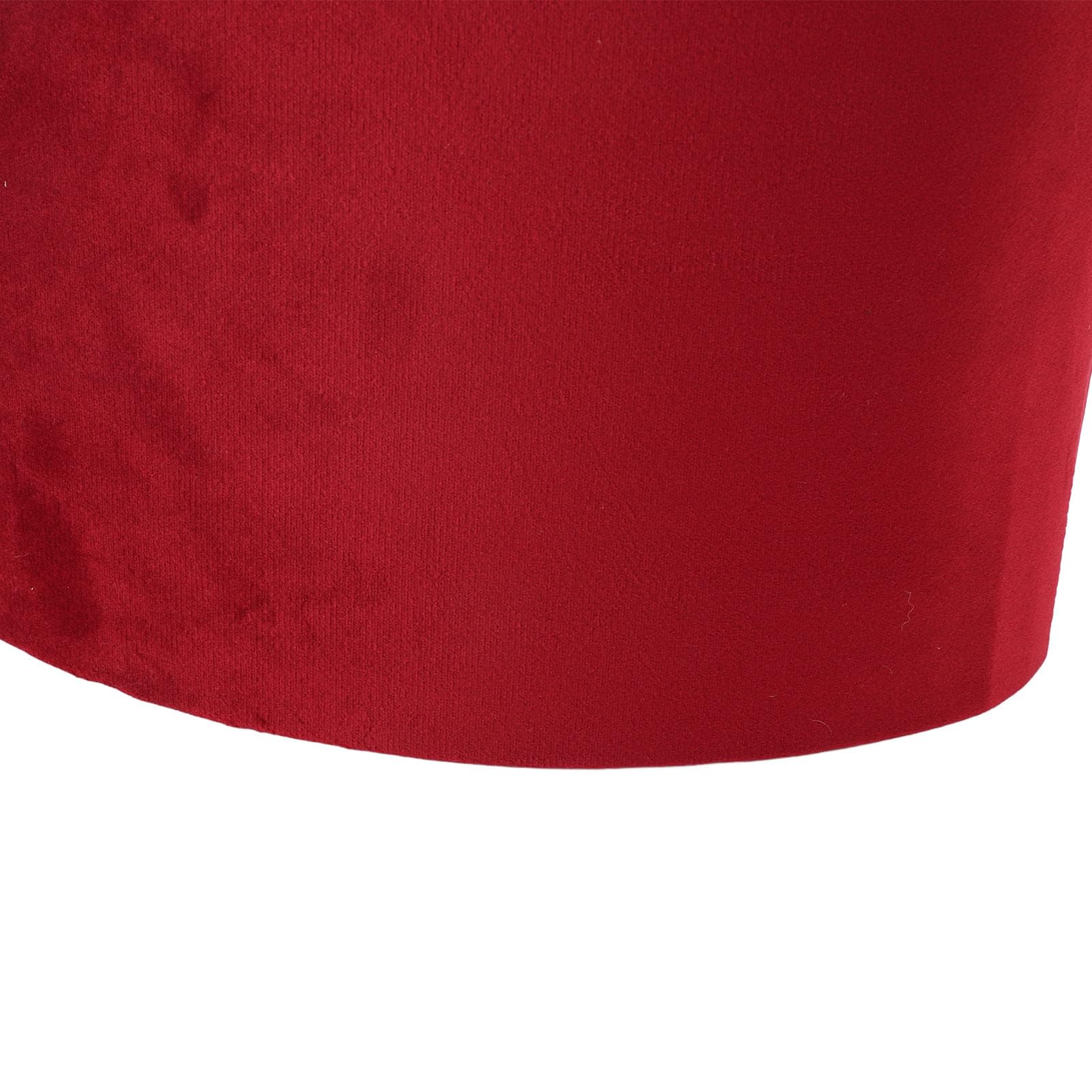 Pantalla Ovalada de Luz Suave E27 E14 Lámpara Moderna Universal, Iluminación Decorativa para Lámpara de Mesa y Piso rojo