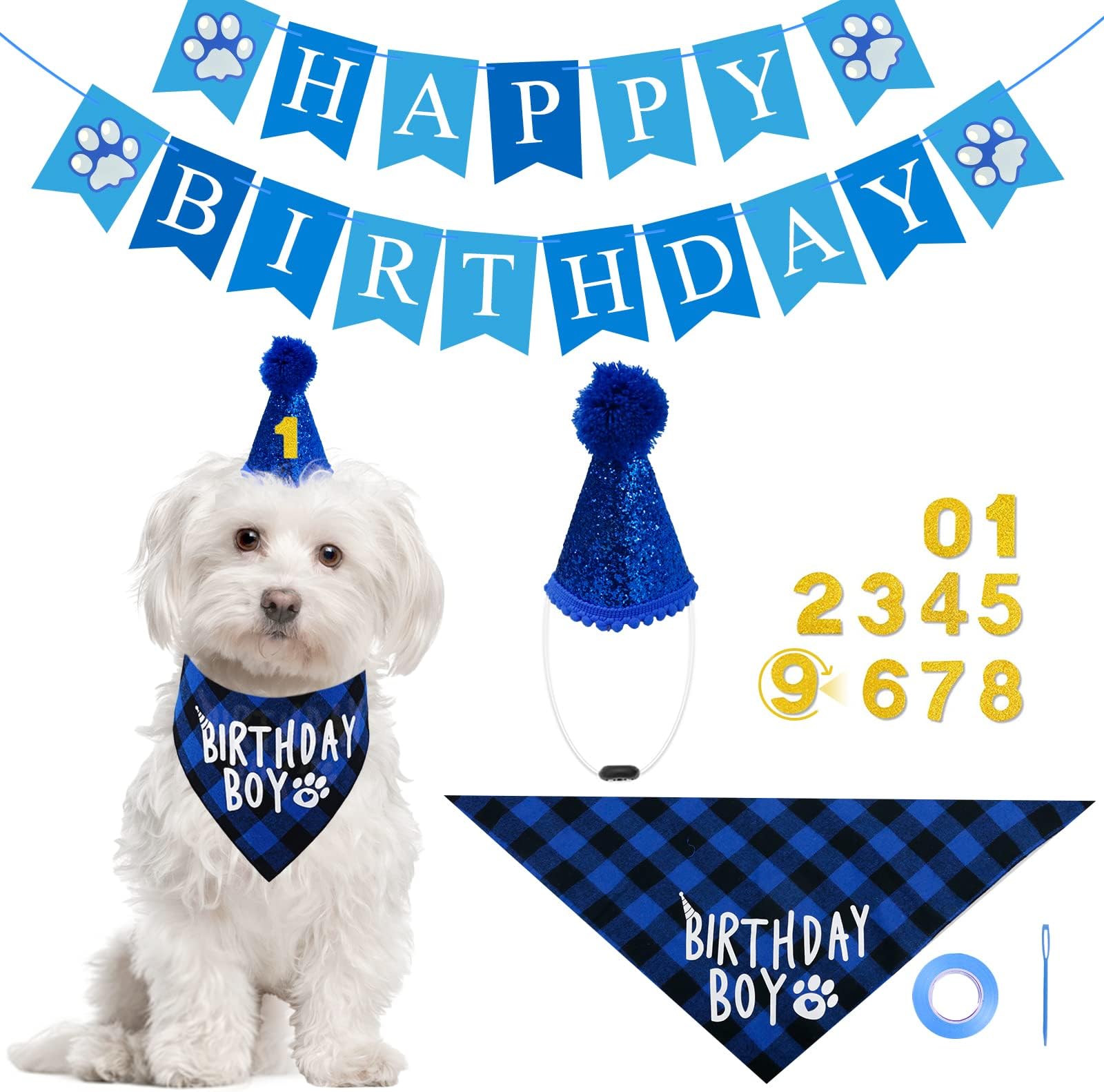 POPETPOP Dog Birthday Party Supplies Creative Dog