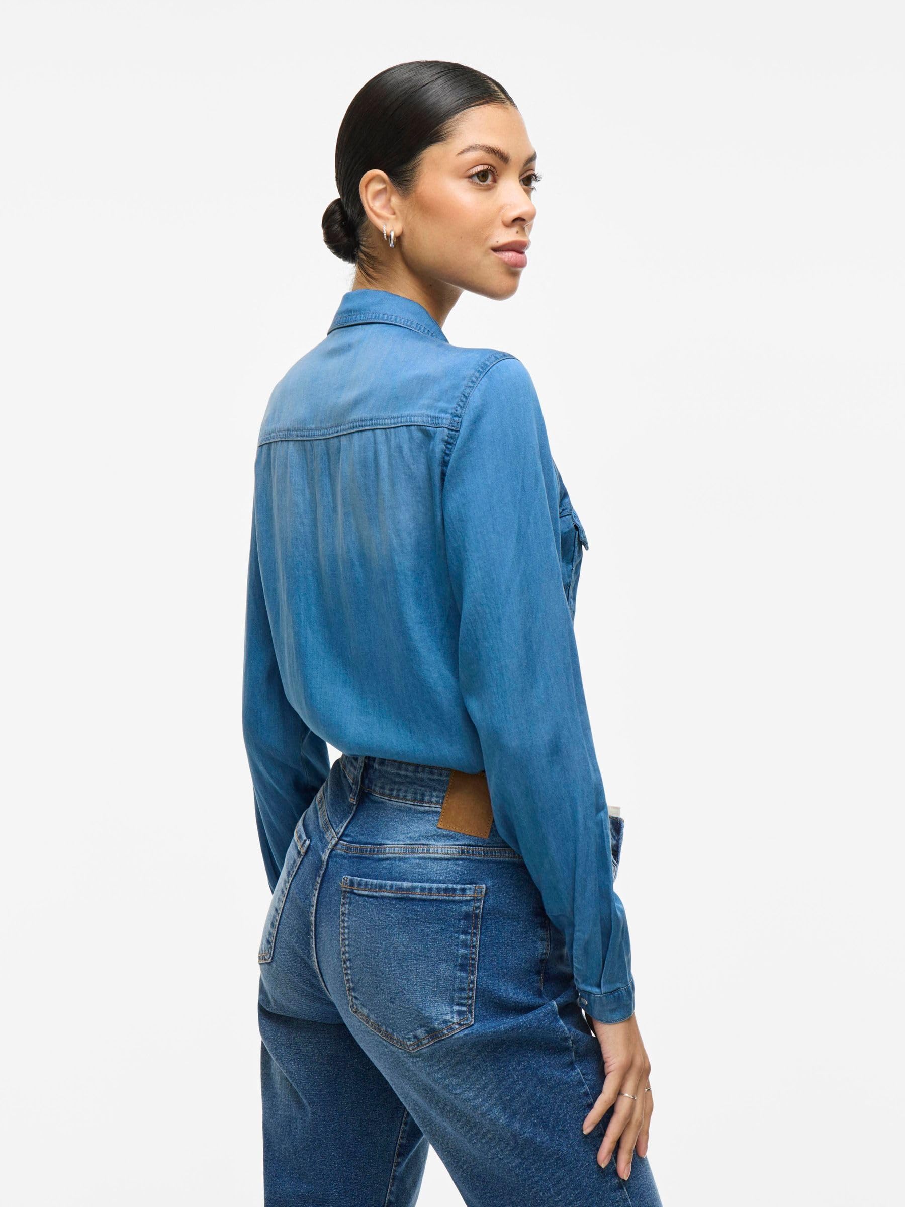 Vila Damen VIBISTA Denim Shirt/SU-NOOS 14033008