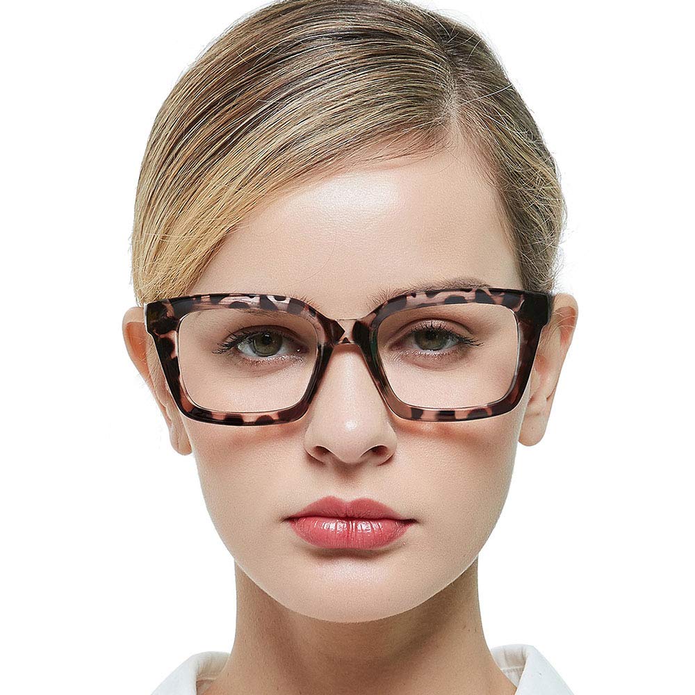 OCCI CHIARI Blue Light Blocking Glasses Fashion 2.0 Womens Reading Glasses Oversized Computer Glasses for Women Sturdy Hinge (Brown Tortoise,150) - Image 2