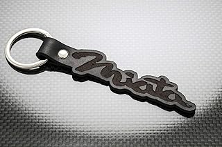 Handmade Leather Keychain Keyring Compatible with Miata Key Fob