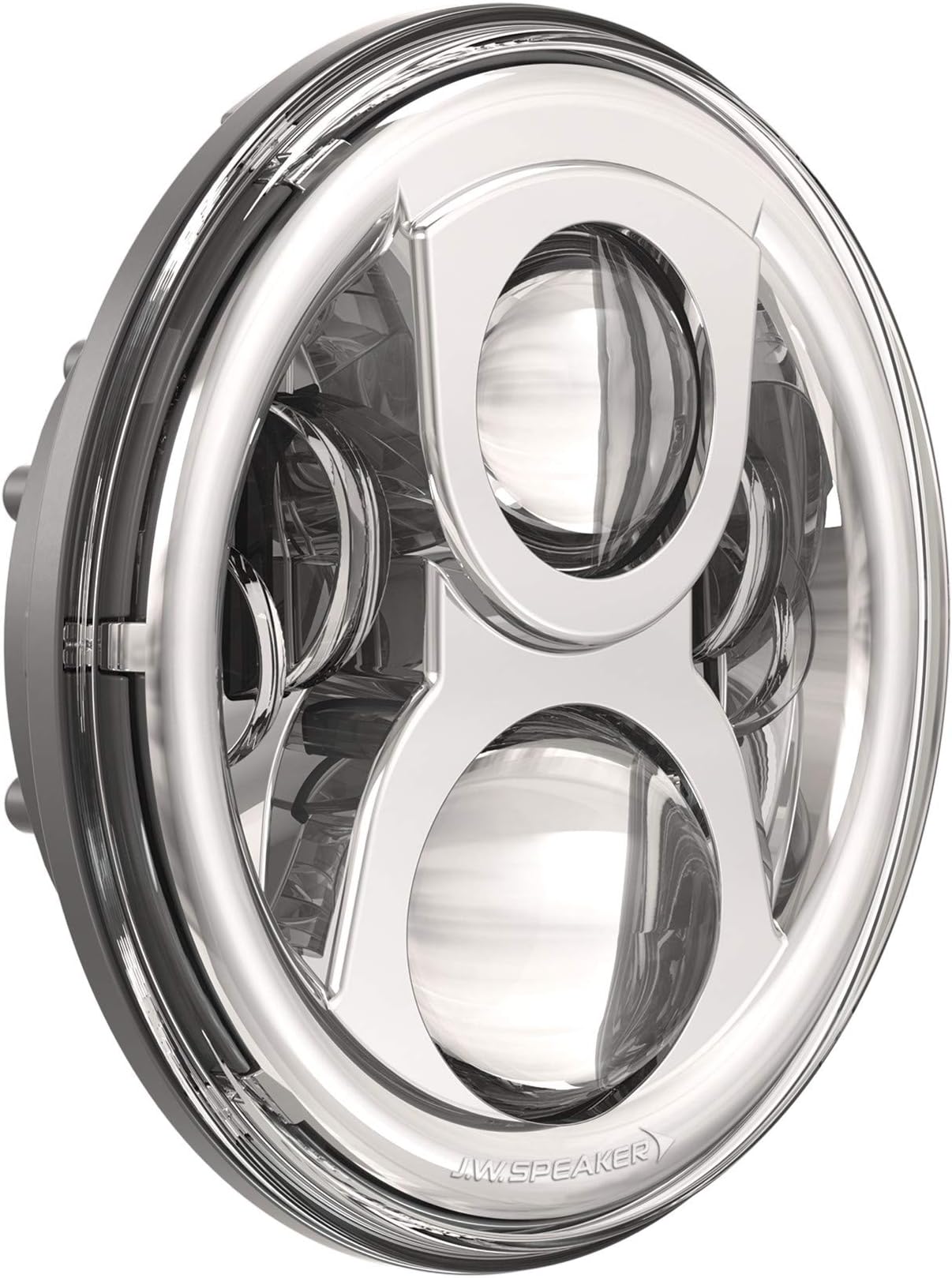 JW Speaker8700 Ev2-S 12/24V Dot Headlamp Chr